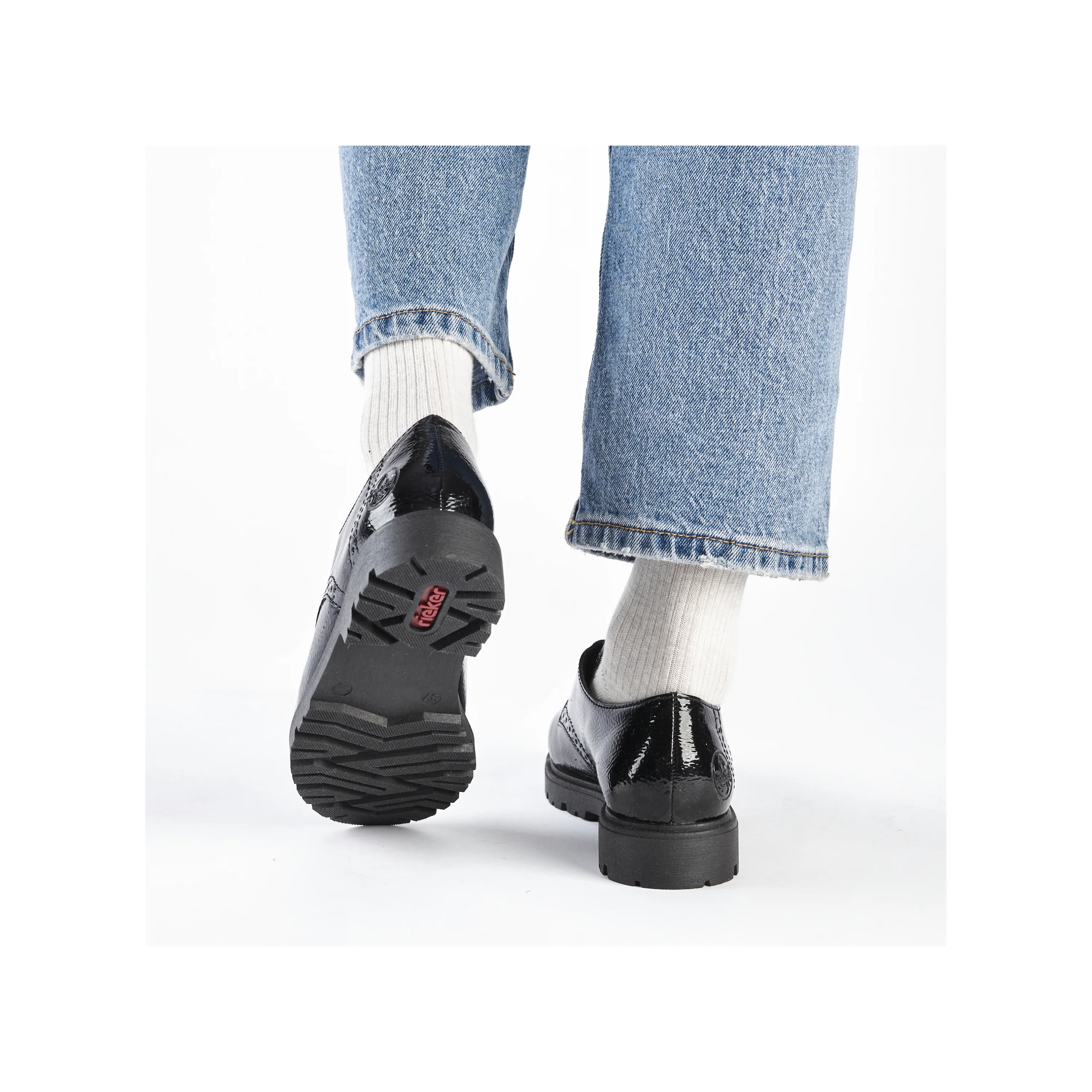 Rieker Woman's Shoes - Black | 45502-00 - Image 12