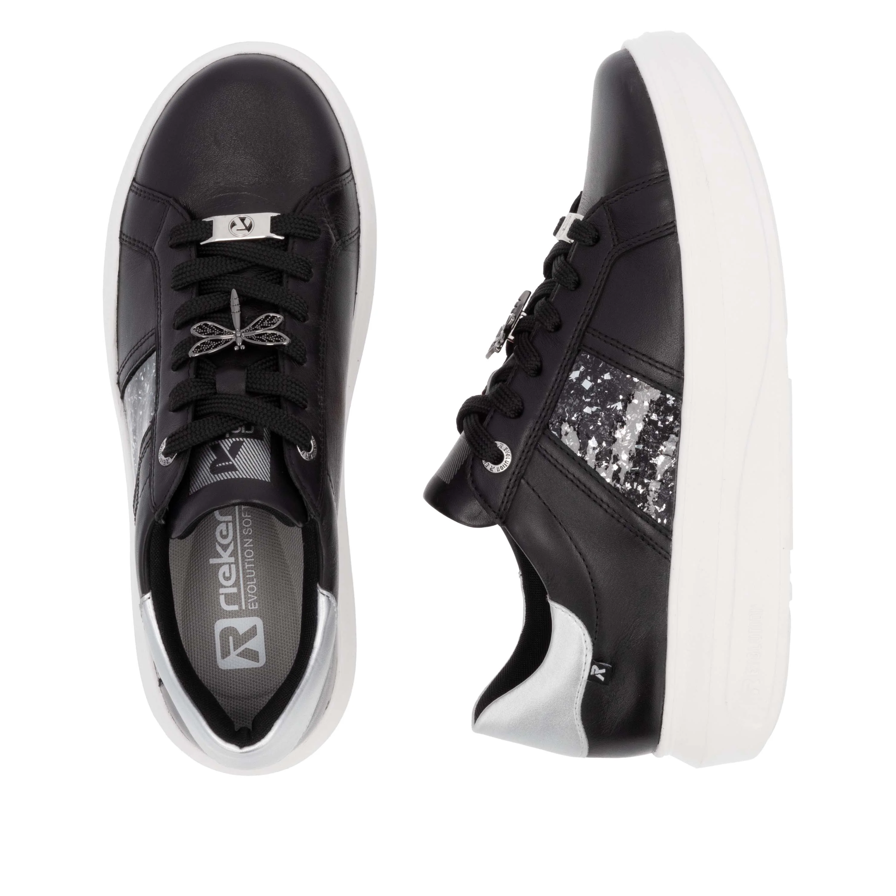 Rieker Sport Woman's Shoes - Black | W1202-00 - Image 9