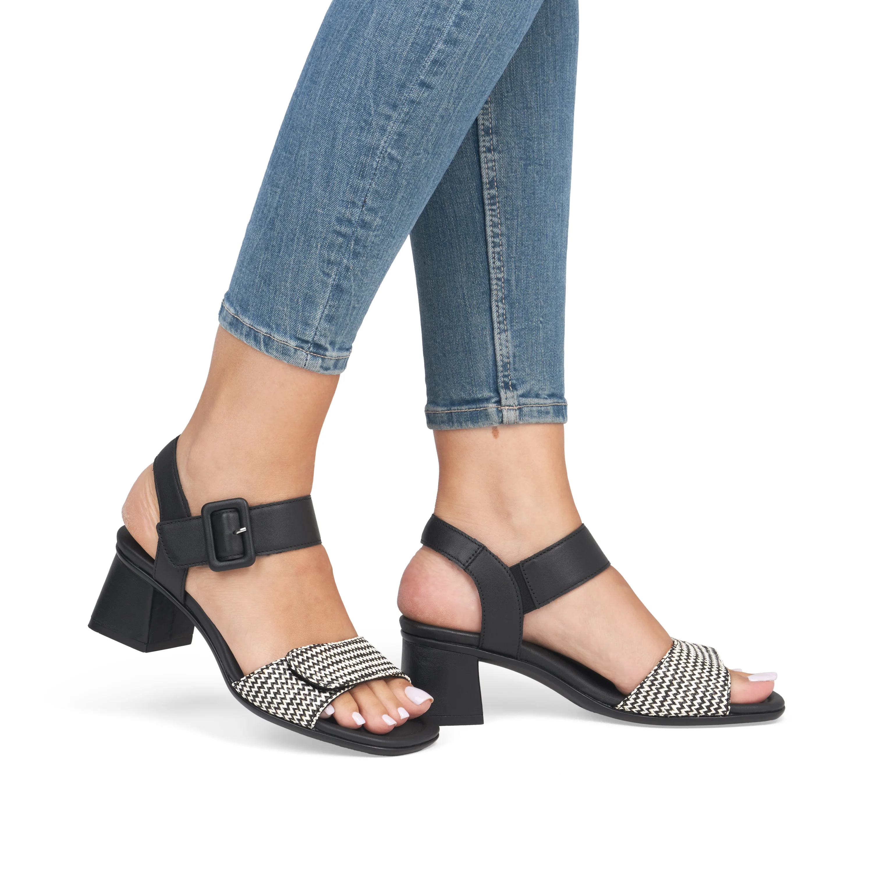 remonte Woman's Sandals - Black | D1K51-03 - Image 10
