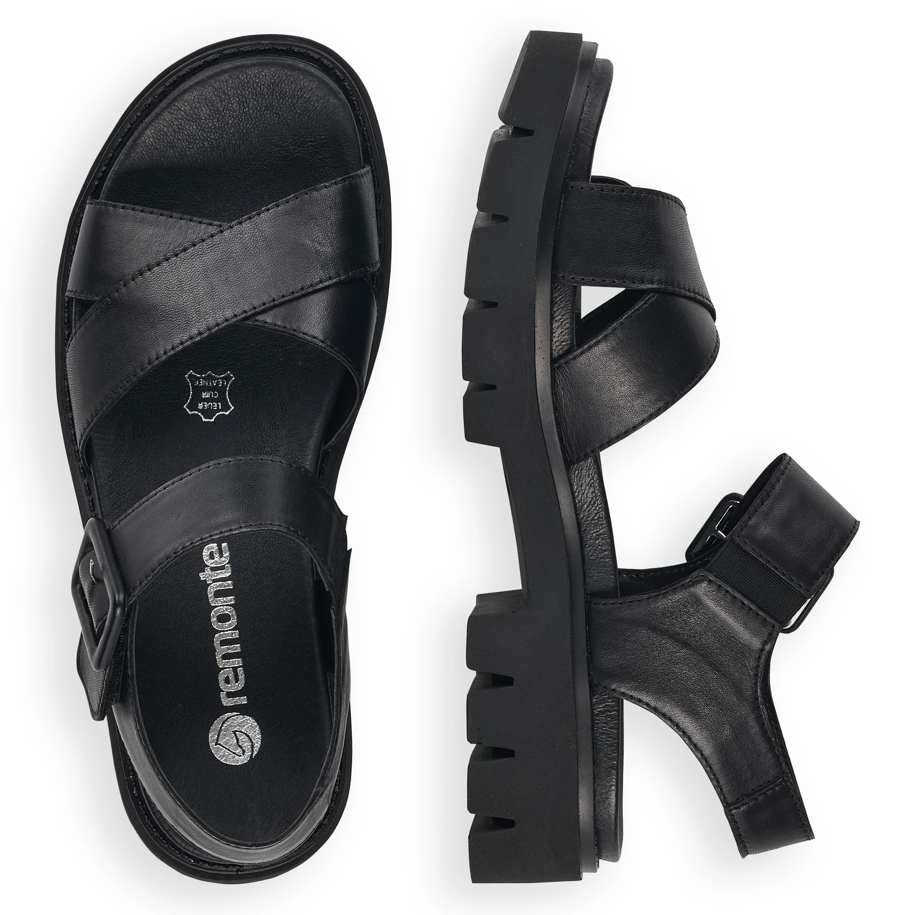 remonte Woman's Sandals - Black | D7950-00 - Image 9