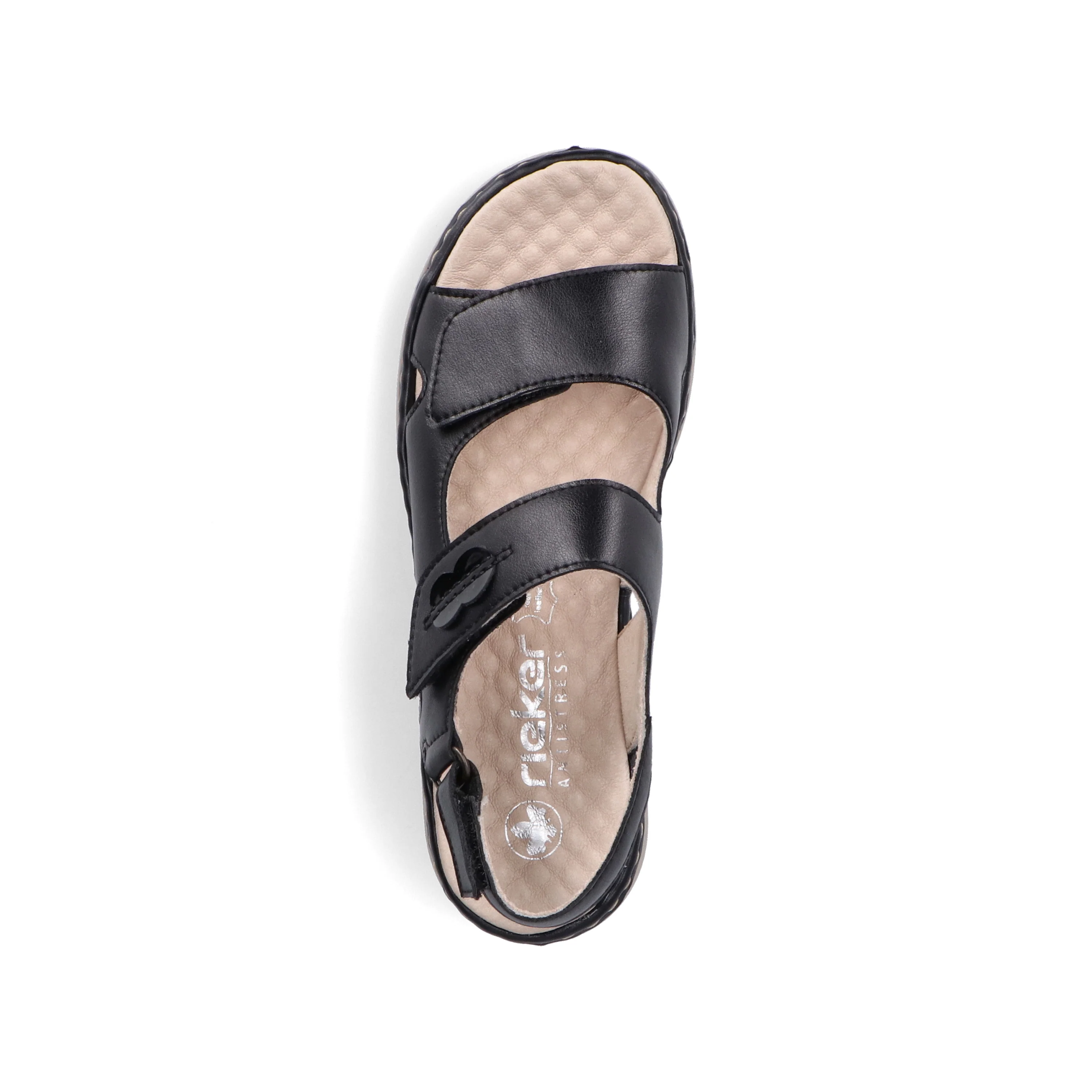 Rieker Woman's Sandals - Black | 60462-00 - Image 4