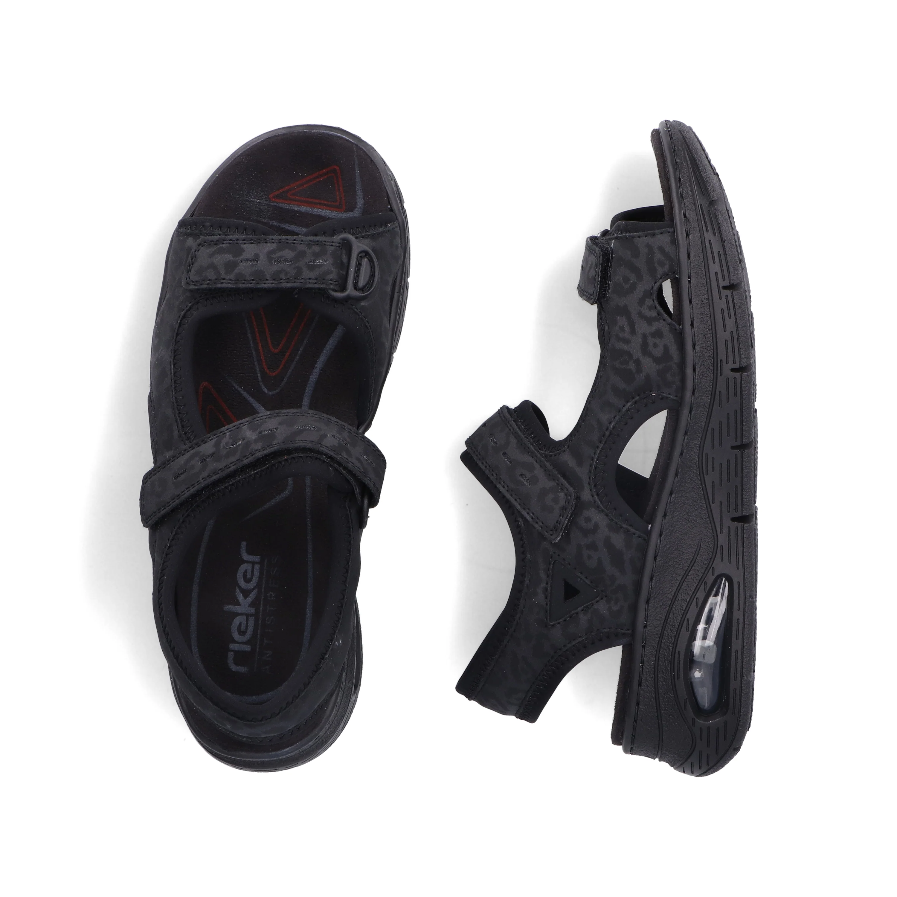 Rieker Woman's Sandals - Black | 67666-00 - Image 9