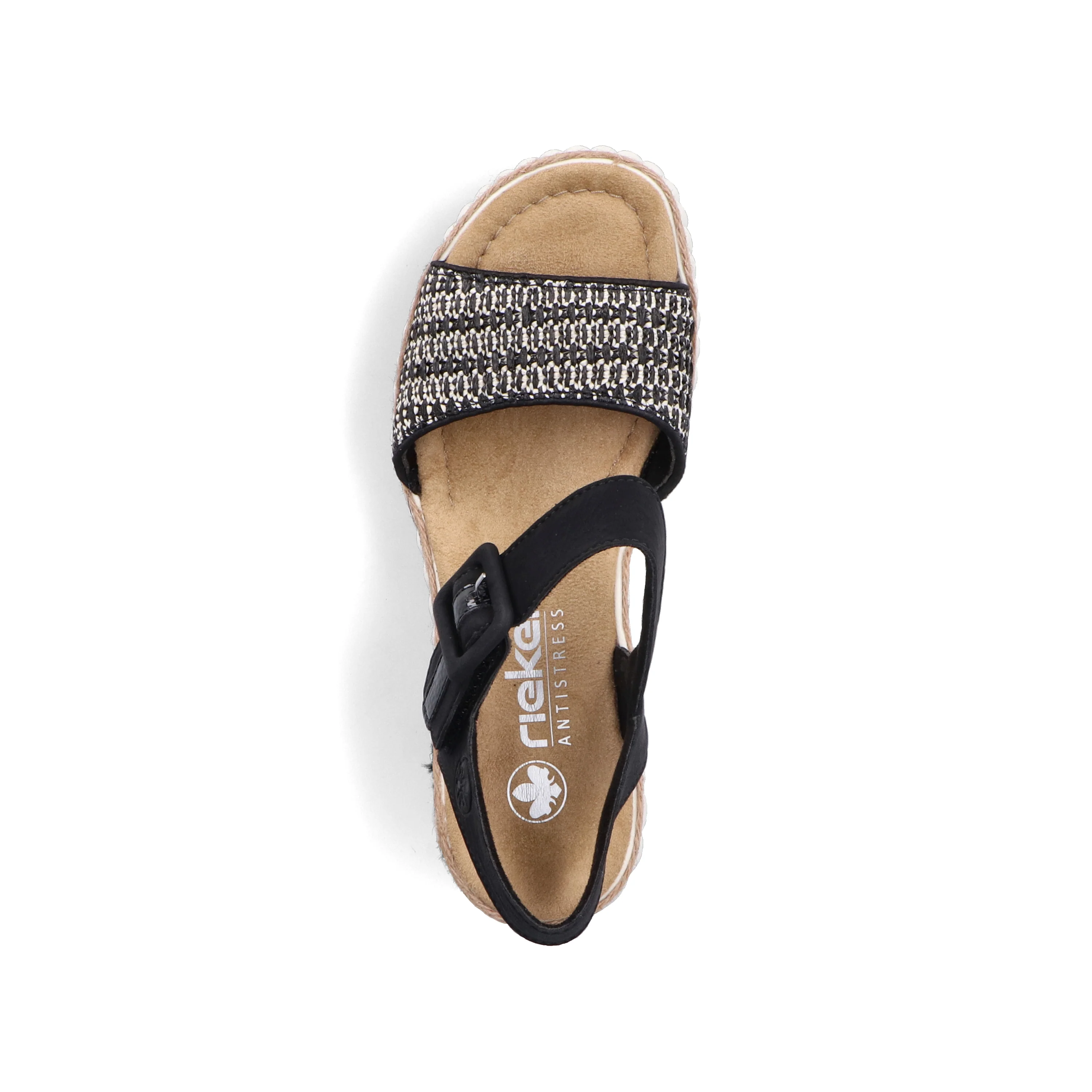 Rieker Woman's Sandals - Black | 69176-00 - Image 4