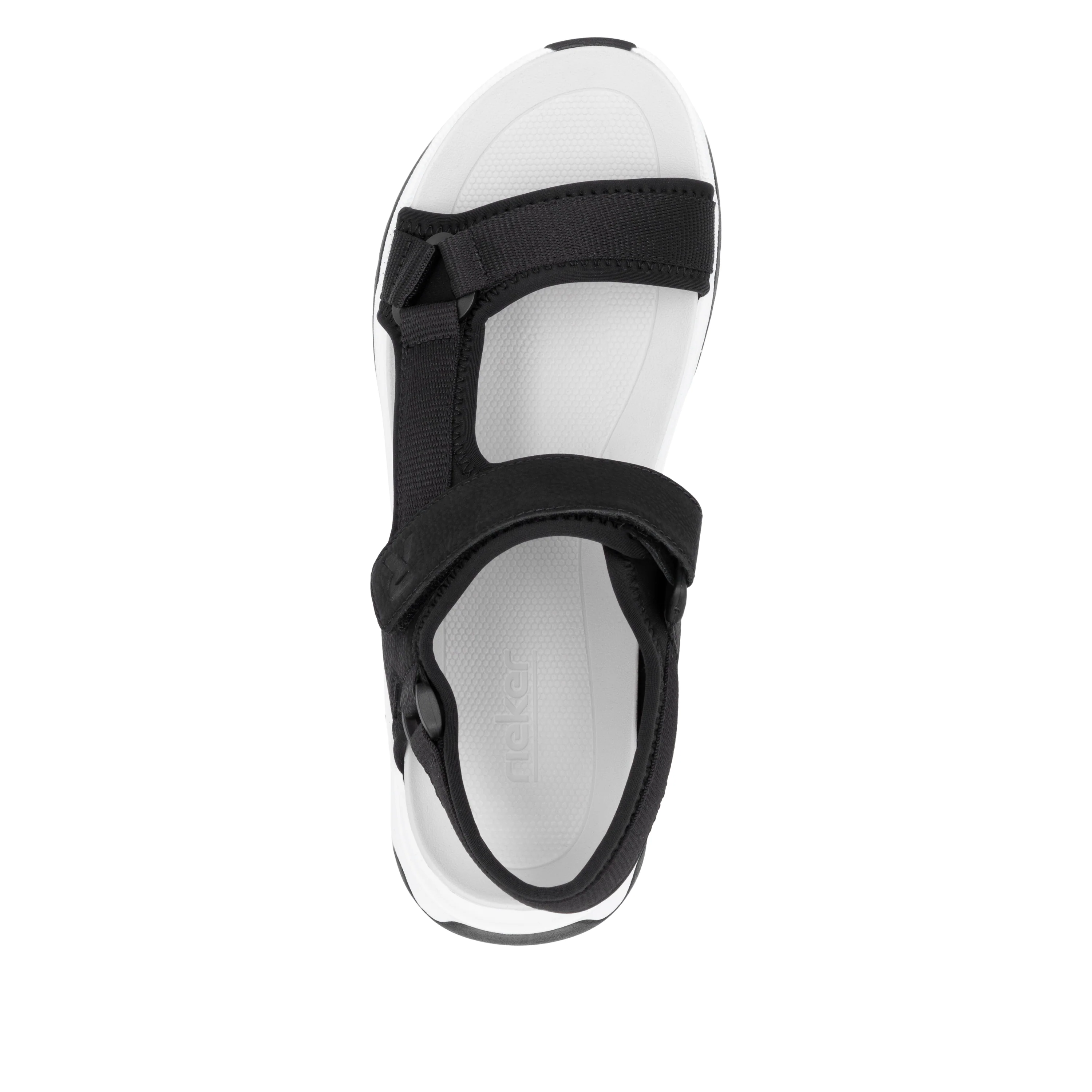 Rieker Sport Woman's Sandal - Black | W3151-01 - Image 4