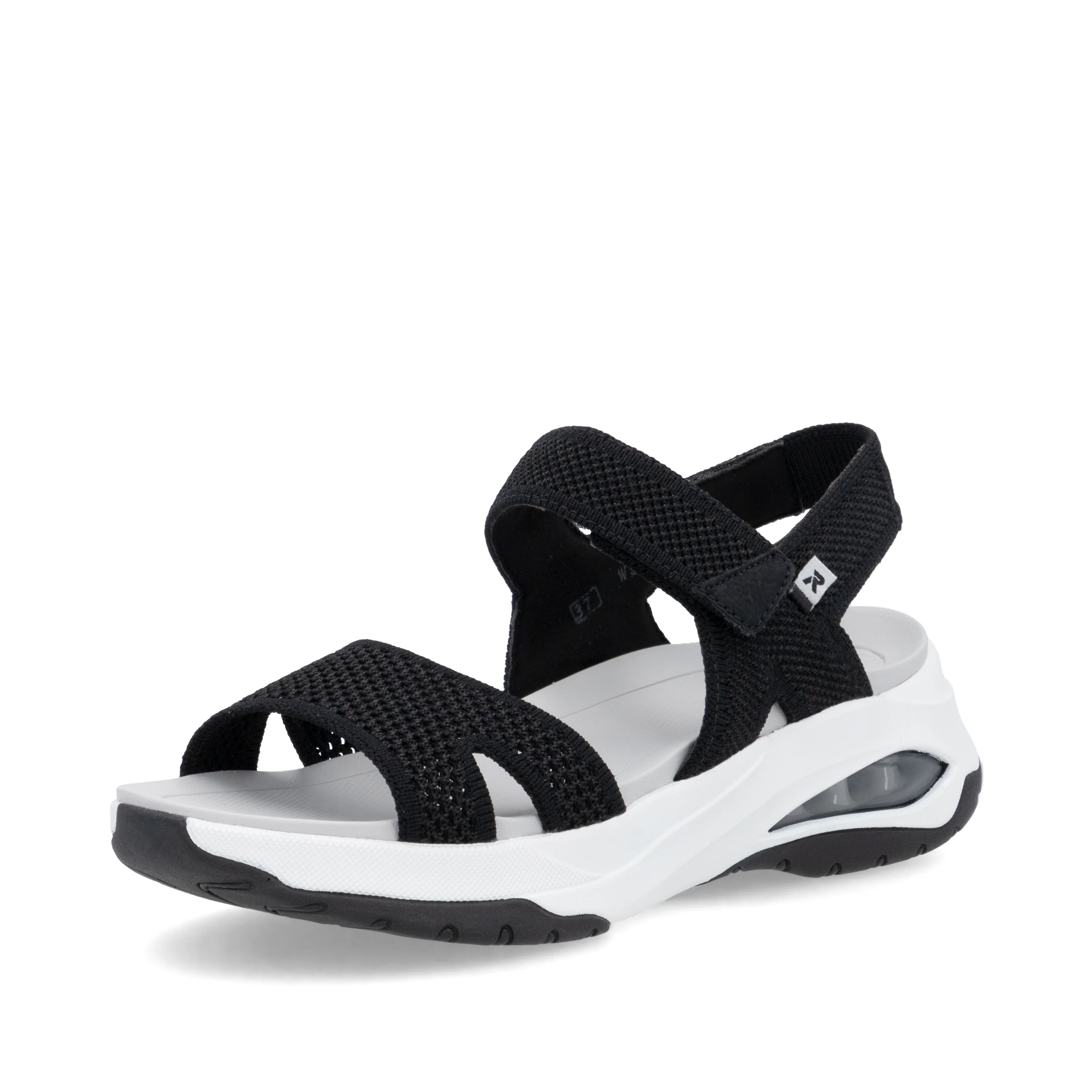 Rieker Sport Woman's Sandal - Black | W3152-00