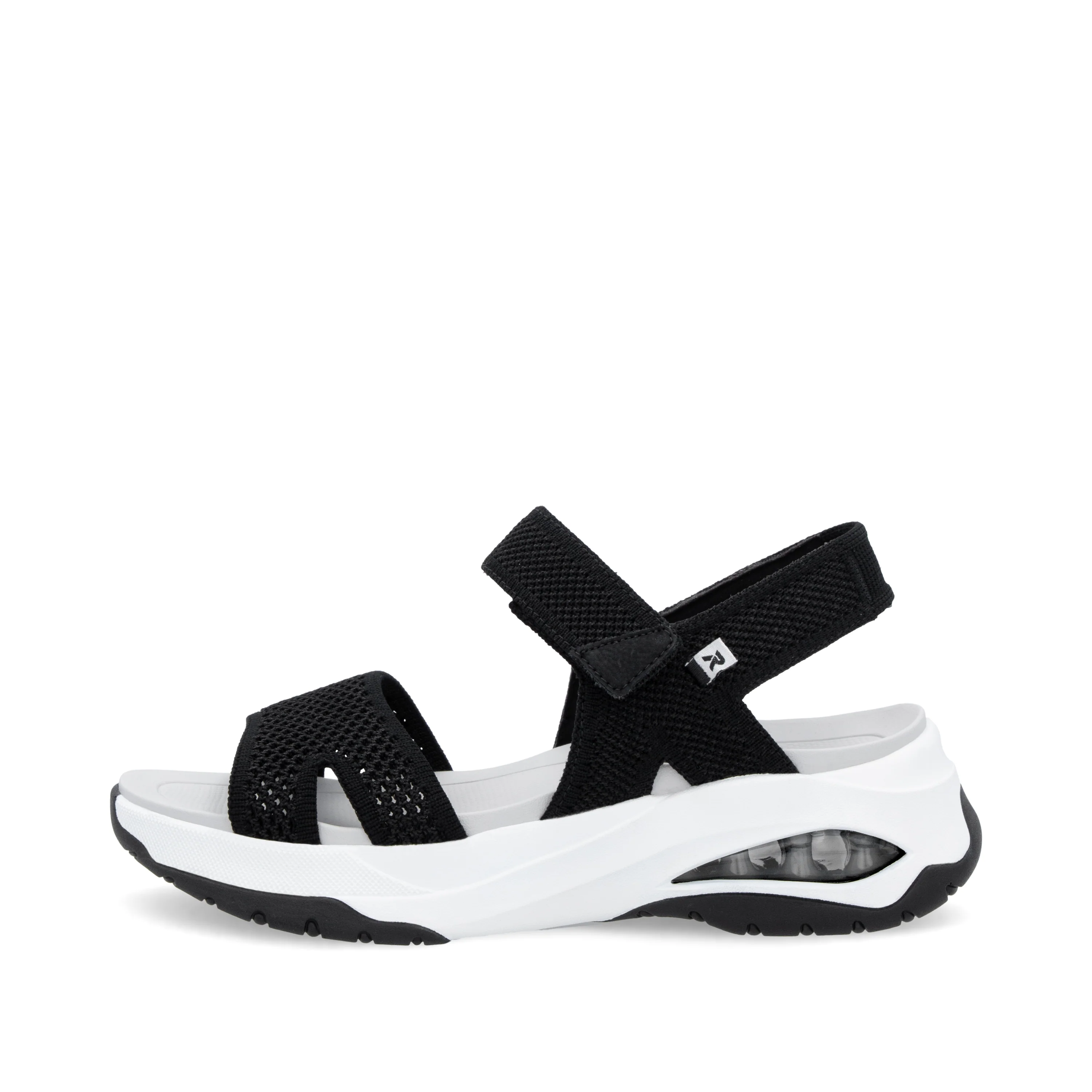 Rieker Sport Woman's Sandal - Black | W3152-00 - Image 5