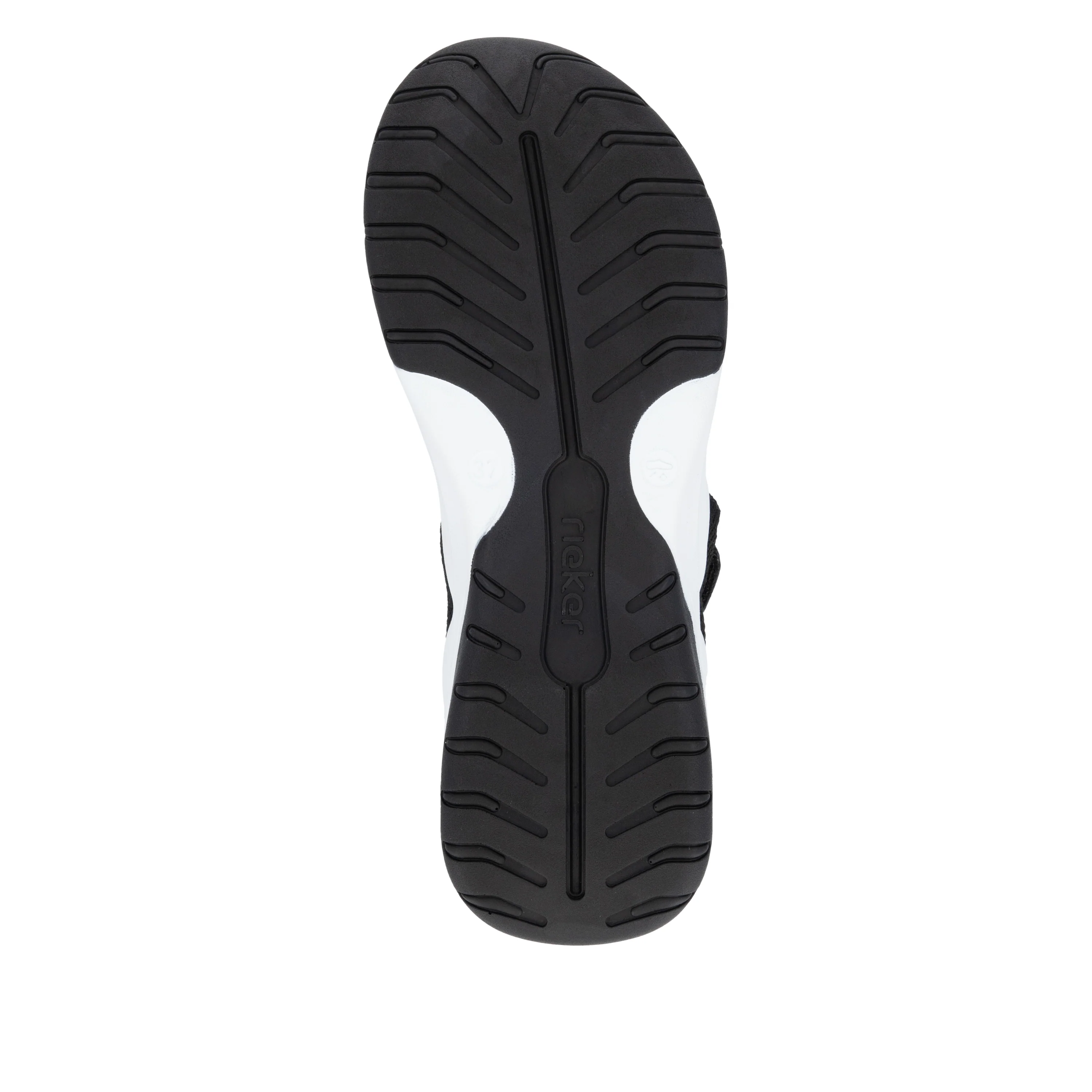 Rieker Sport Woman's Sandal - Black | W3152-00 - Image 7