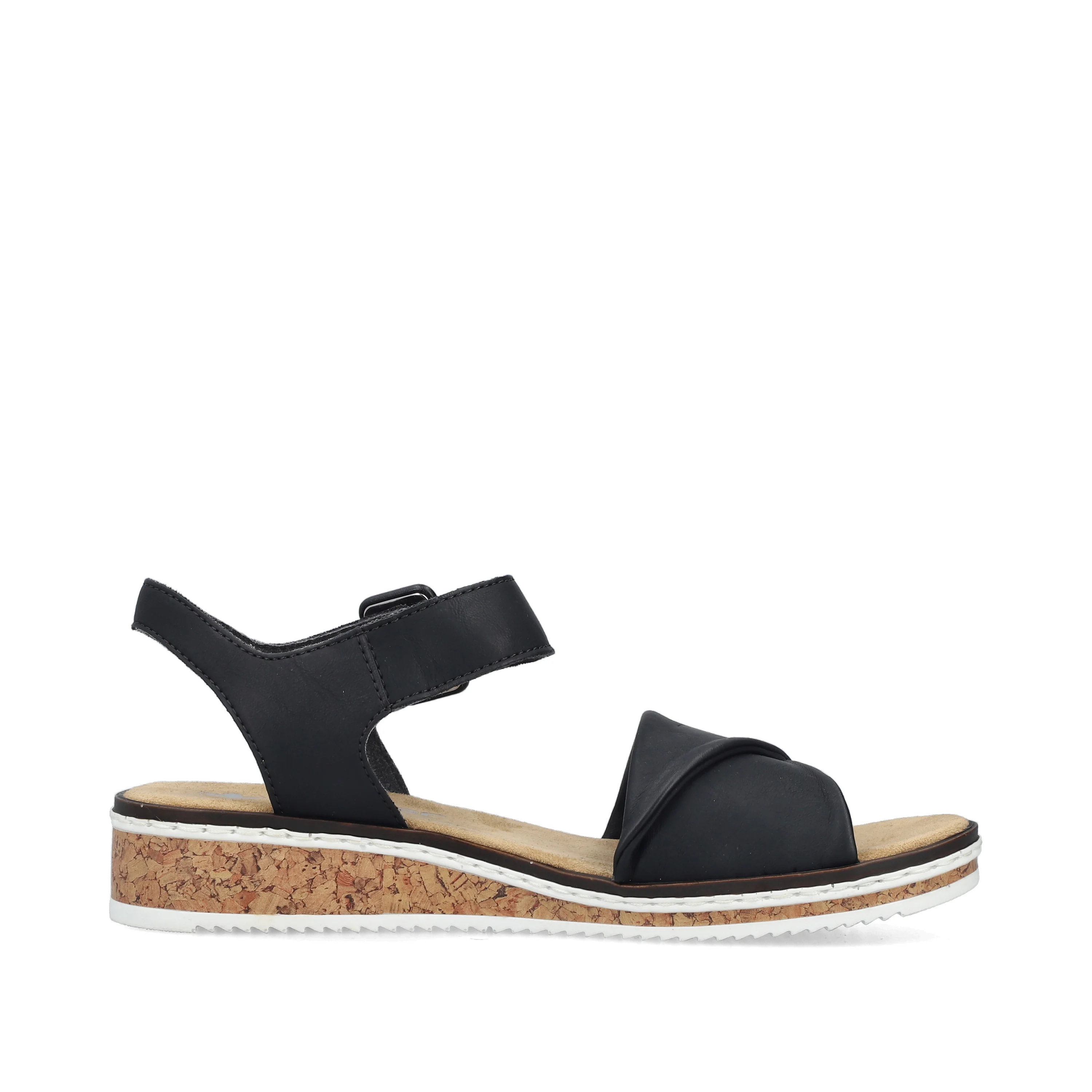 Rieker Woman's Sandals - Black | V3691-00 - Image 2