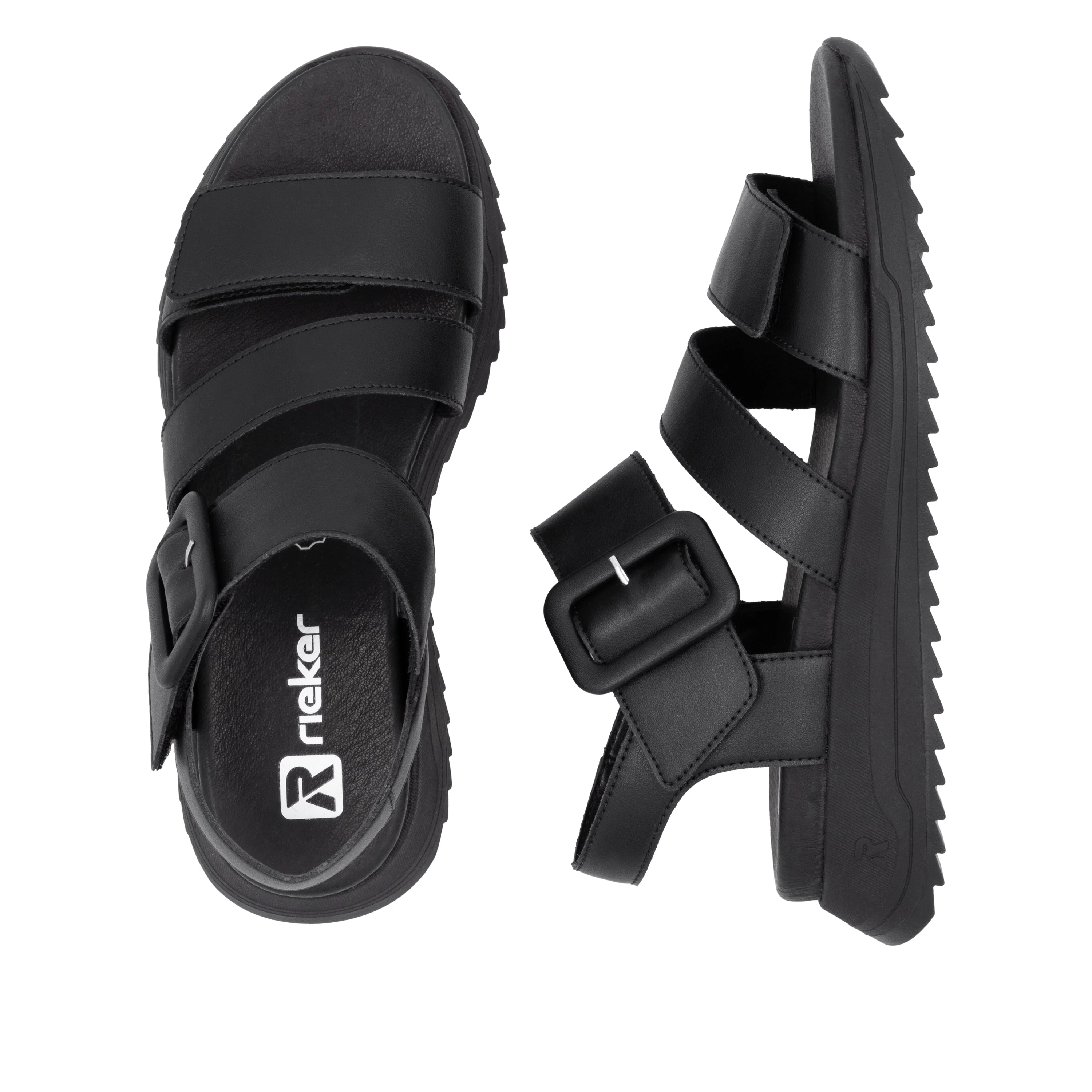 Rieker Sport Woman's Sandals - Black | W2950-00 - Image 9
