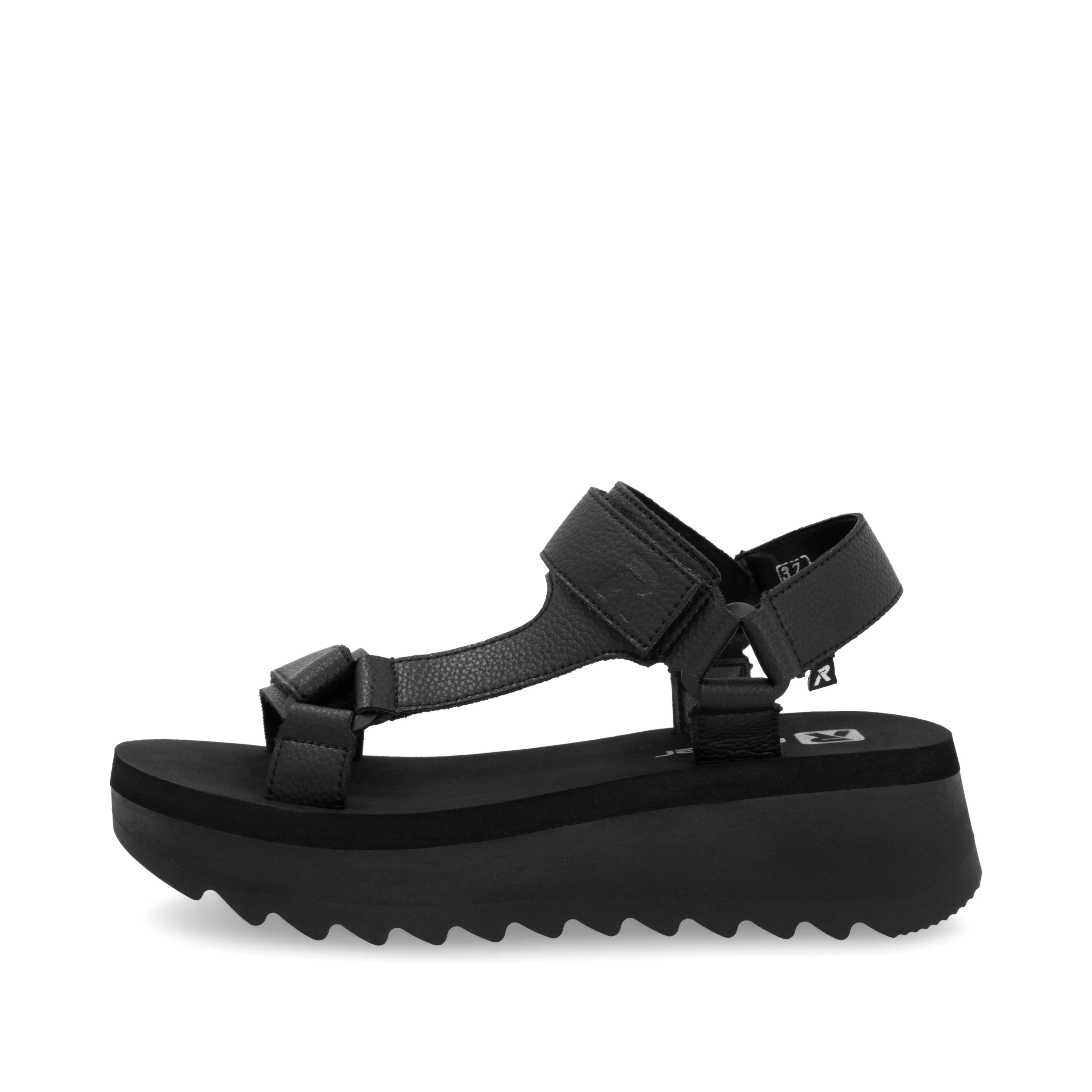 Rieker Sport Woman's Sandals - Black | W3051-00 - Image 5