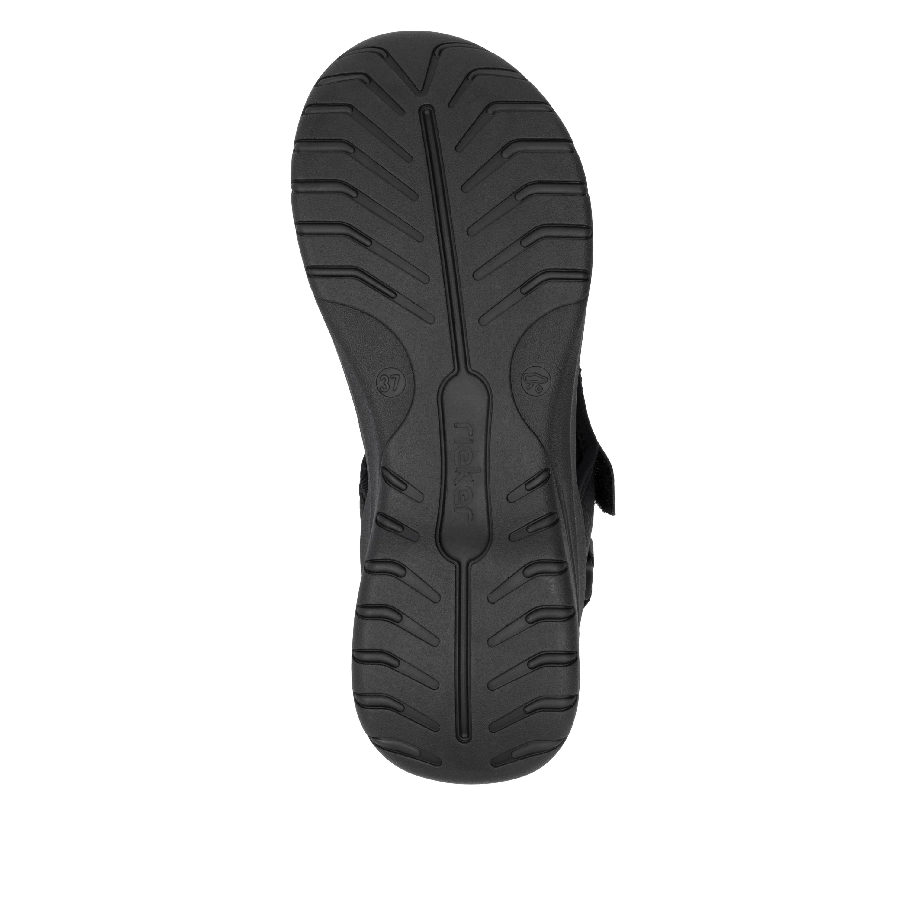 Rieker Sport Woman's Sandals - Black | W3151-00 - Image 7