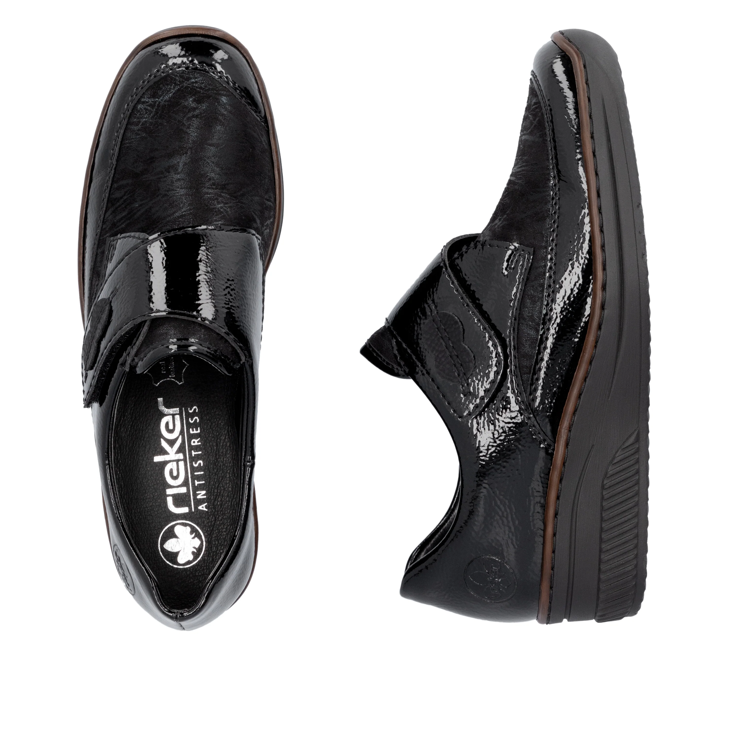 Rieker Woman's Shoes - Black | 487C0-00 - Image 9