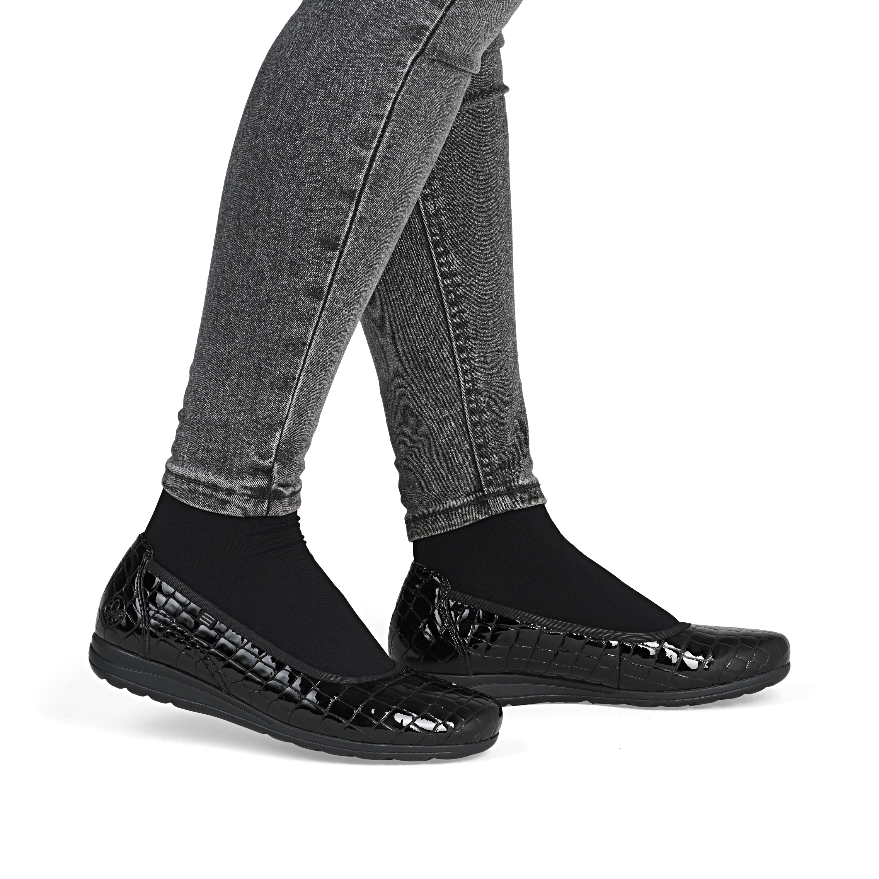 Rieker Woman's Shoes - Black | L9350-01 - Image 10
