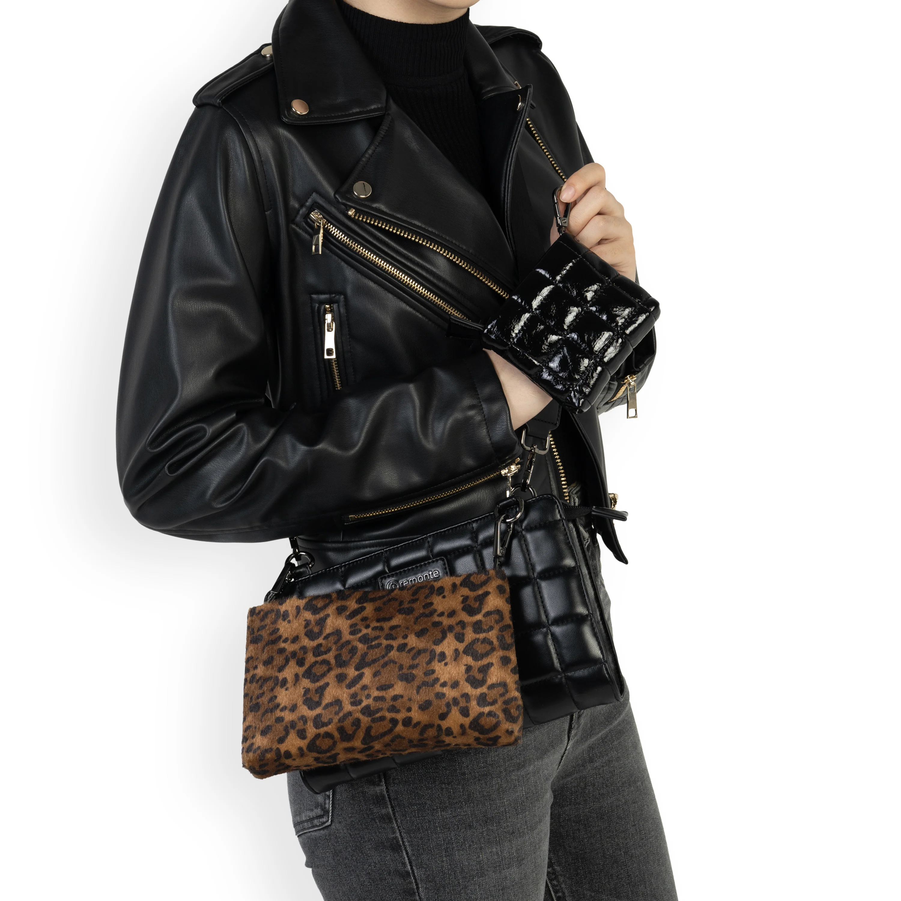 remonte Woman's Bags - Black | Q0649-01 - Image 8
