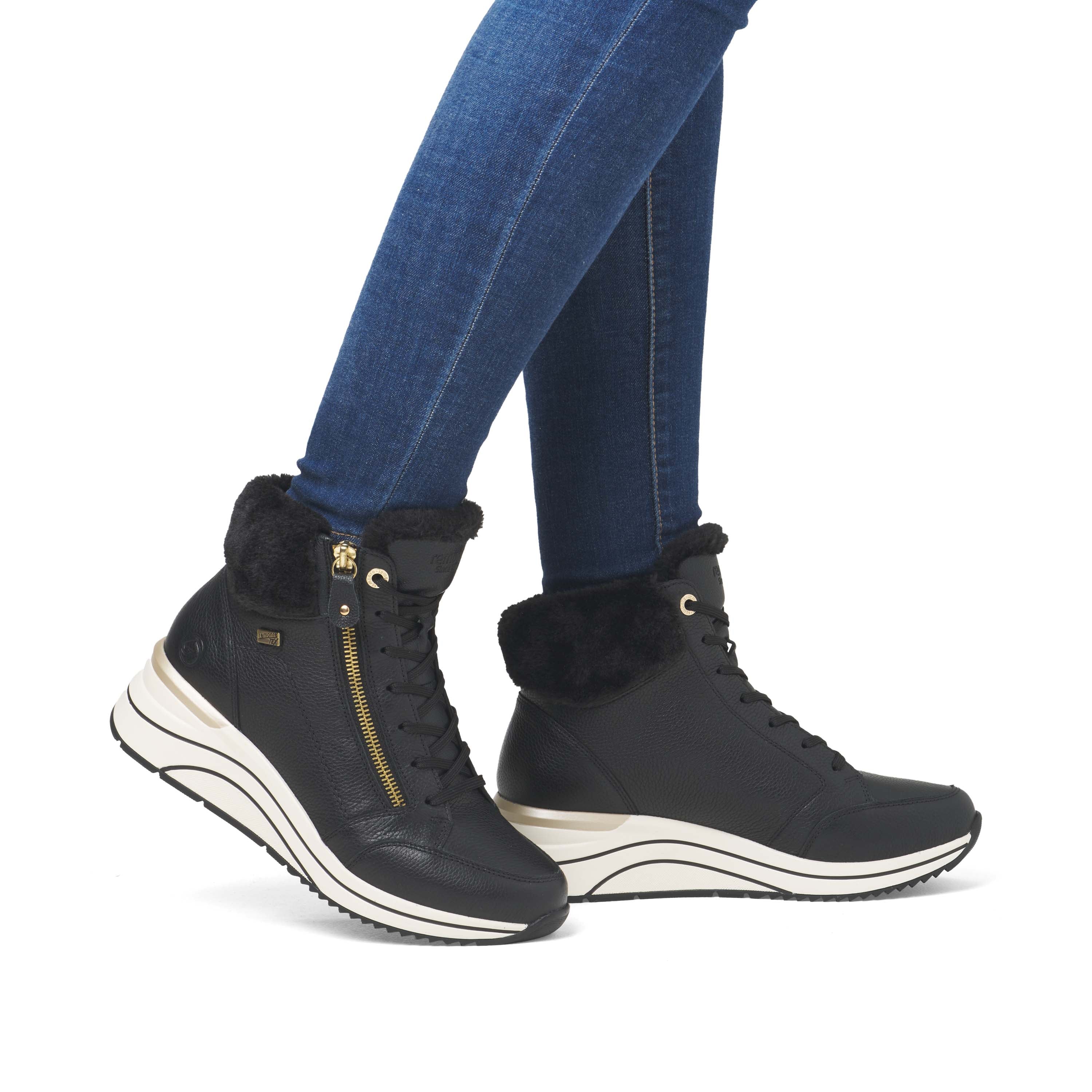 remonte Woman's Boots - Black | D0T77-02 - Image 10