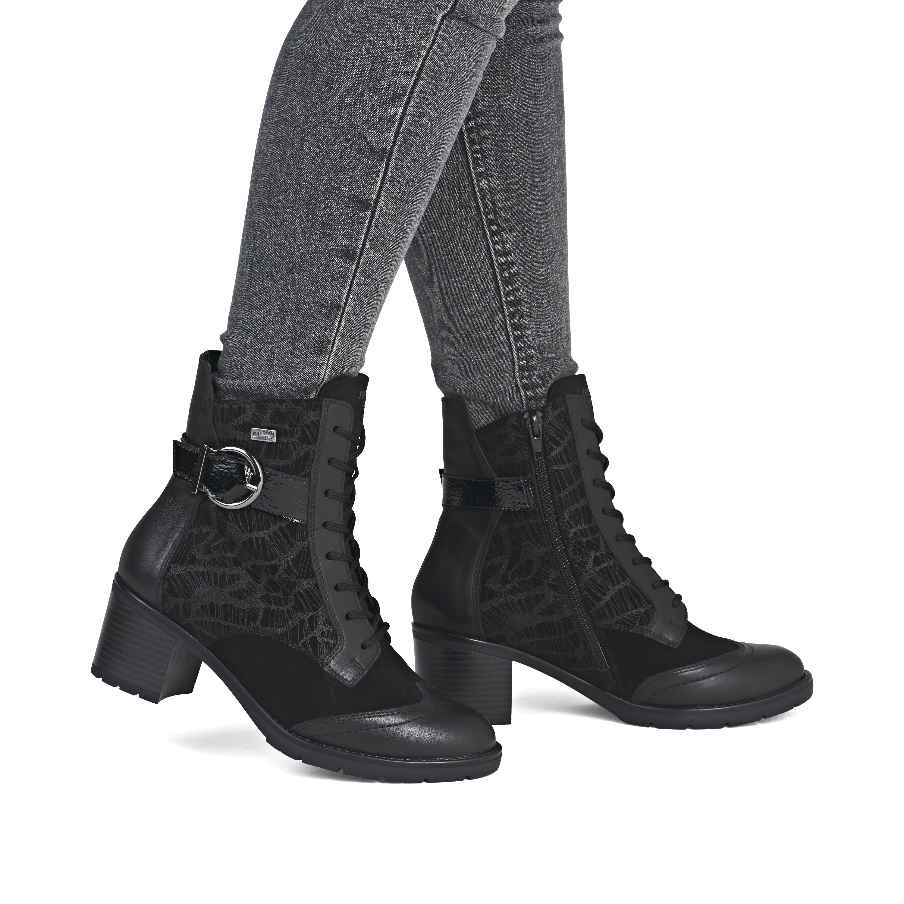 remonte Woman's Boots - Black | D2A77-02 - Image 10
