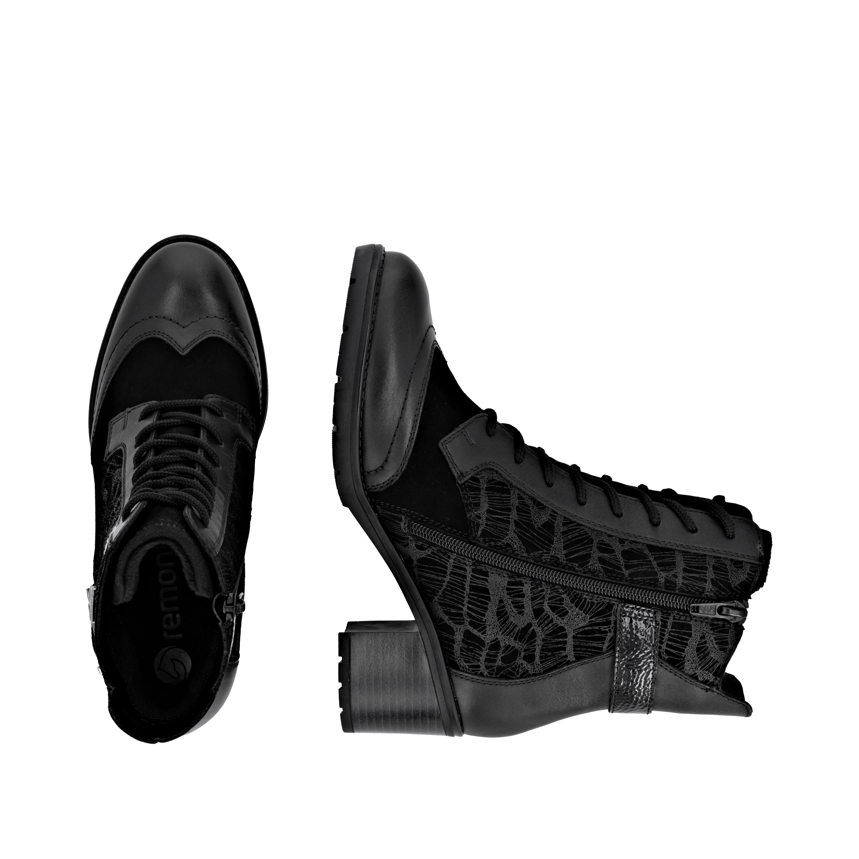 remonte Woman's Boots - Black | D2A77-02 - Image 9