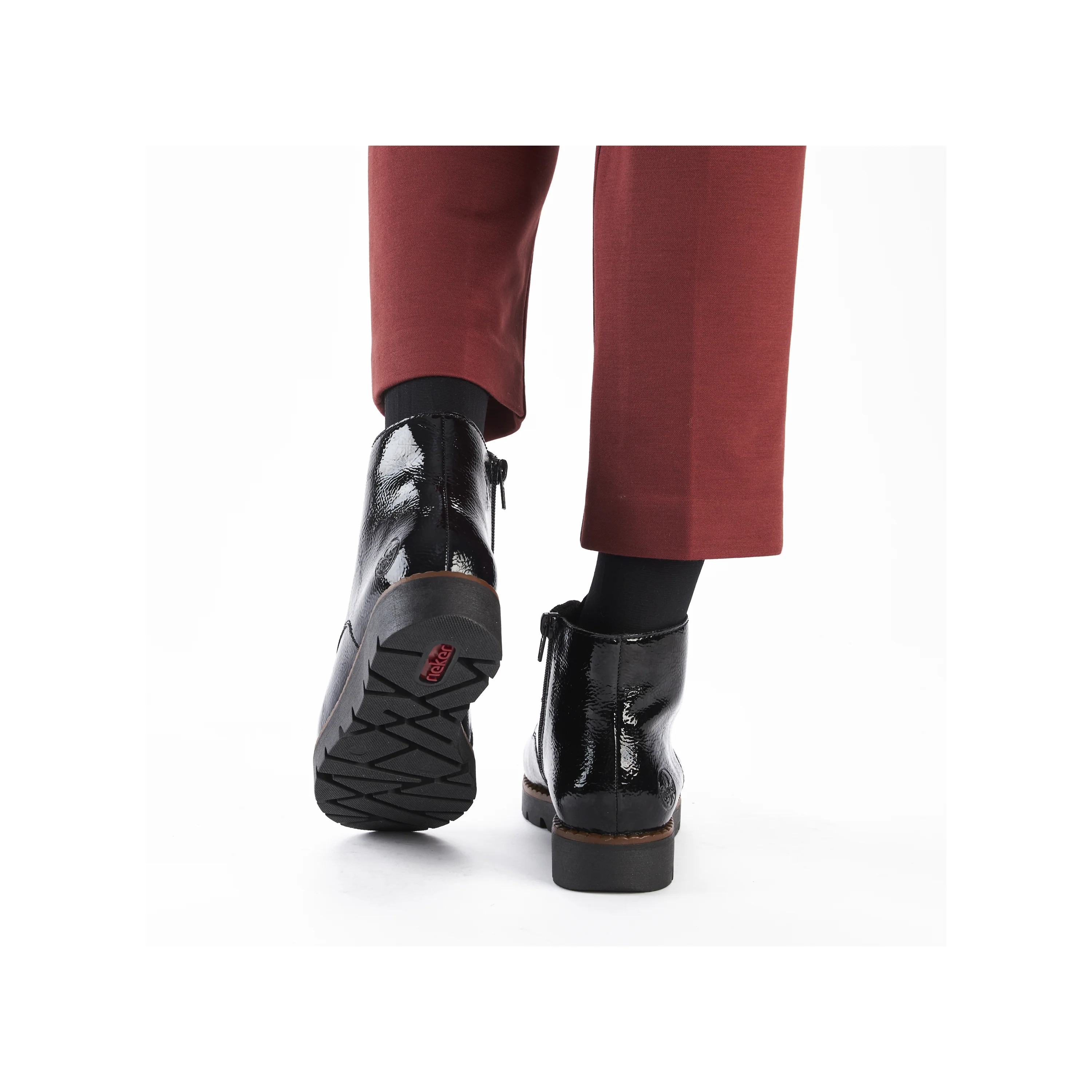 Rieker Woman's Boots - Black | 44902-00 - Image 11