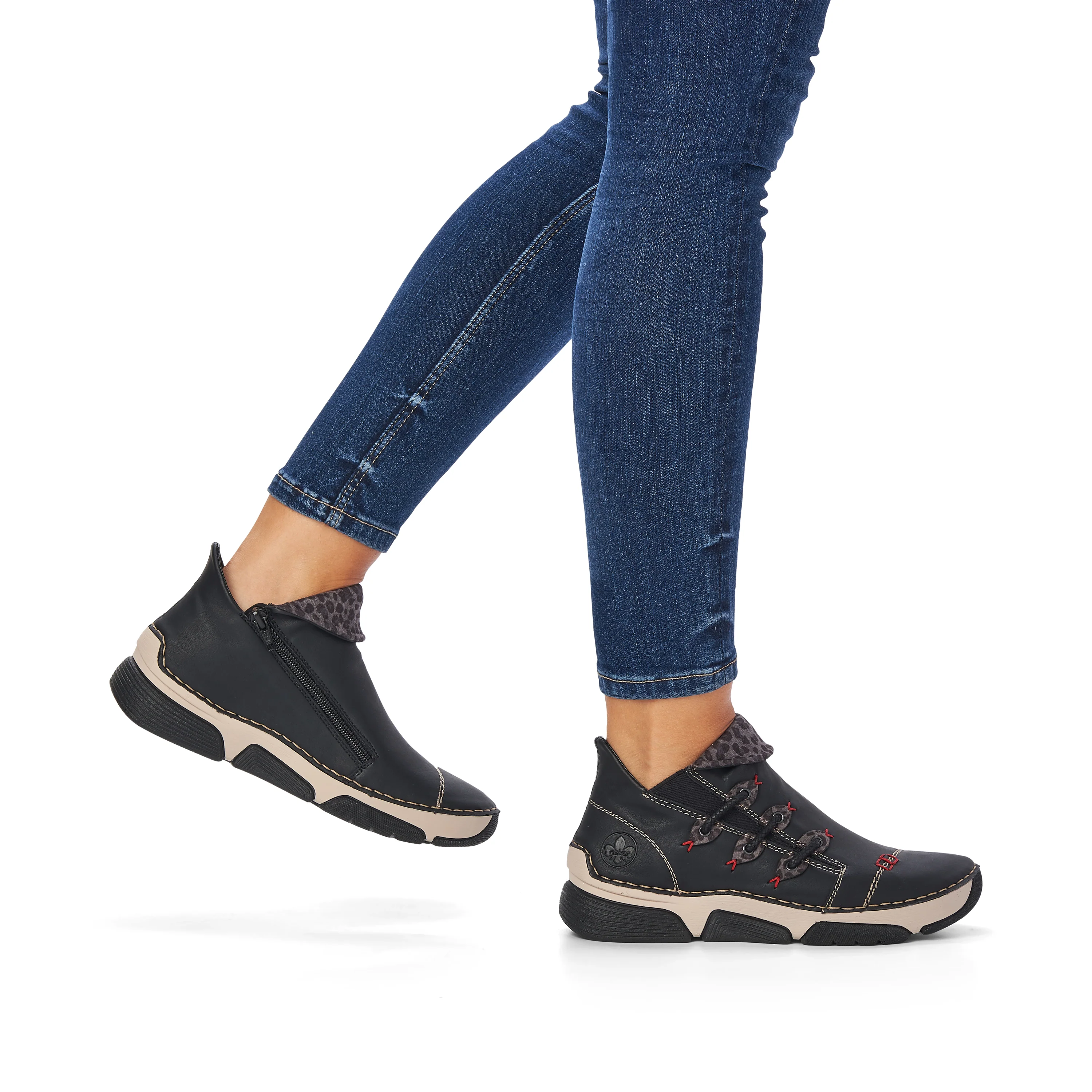 Rieker Woman's Boots - Black | 45983-00 - Image 10