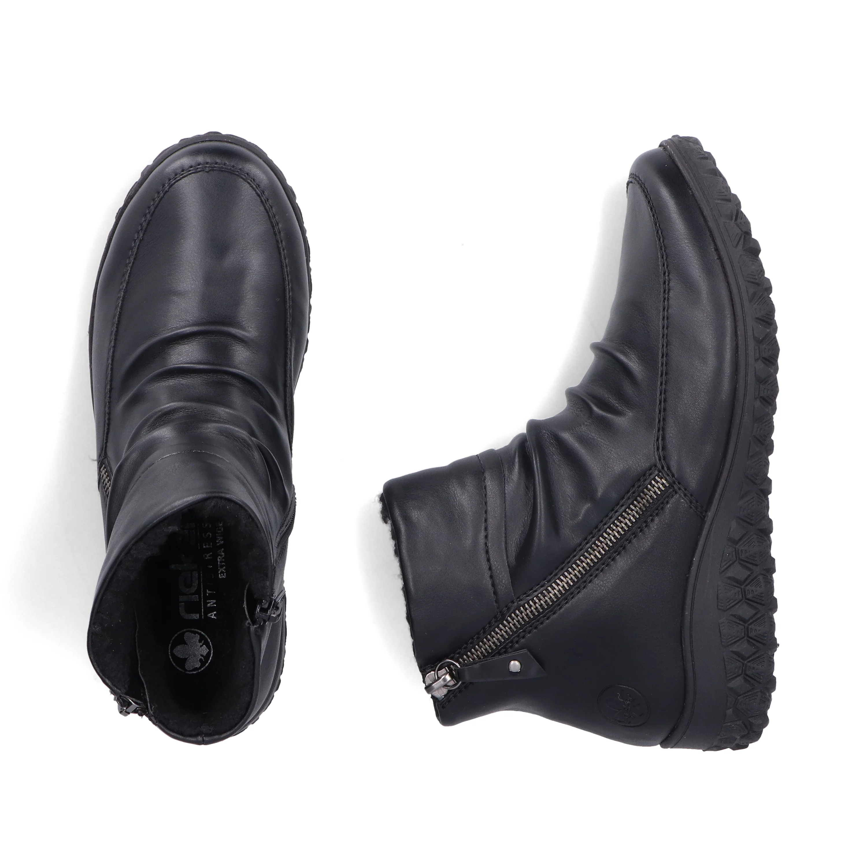 Rieker Woman's Boots - Black | 59585-01 - Image 9