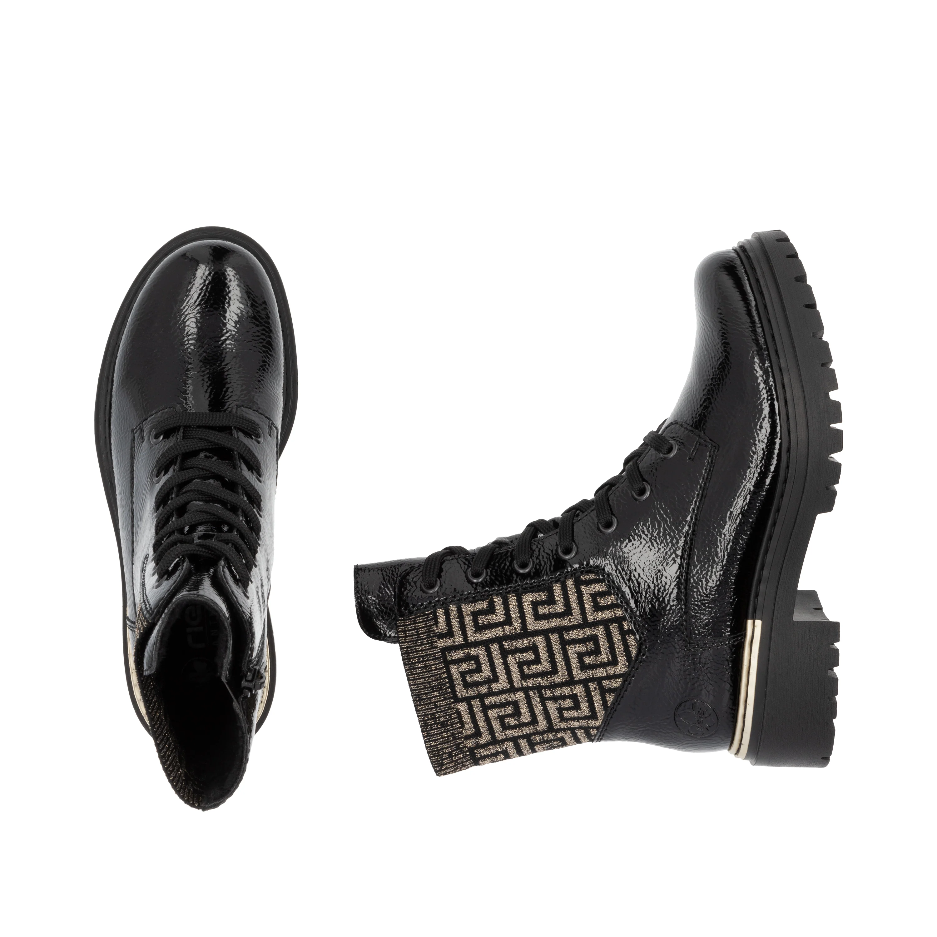 Rieker Woman's Boots - Black | 72607-00 - Image 9