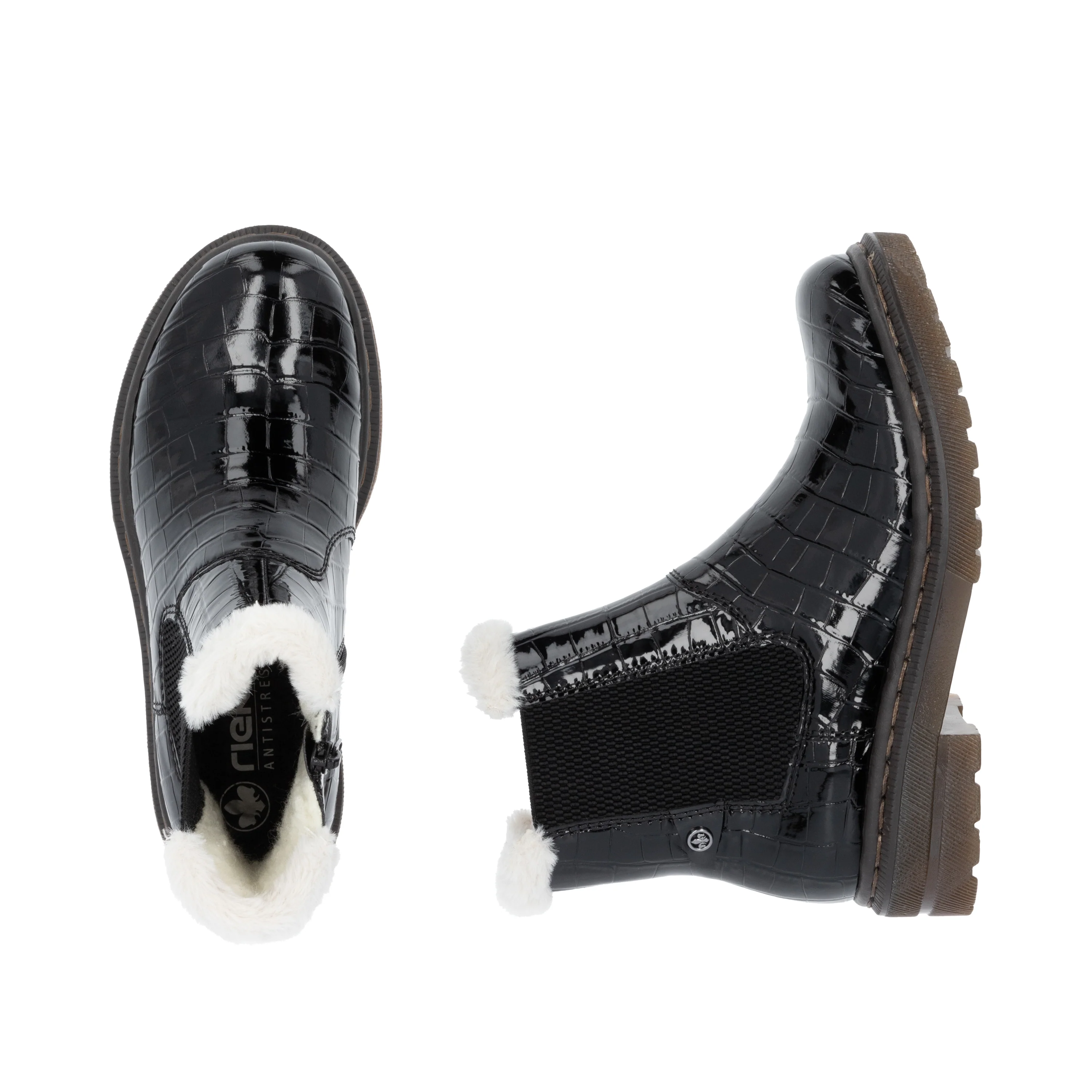 Rieker Woman's Boots - Black | 78250-00 - Image 9