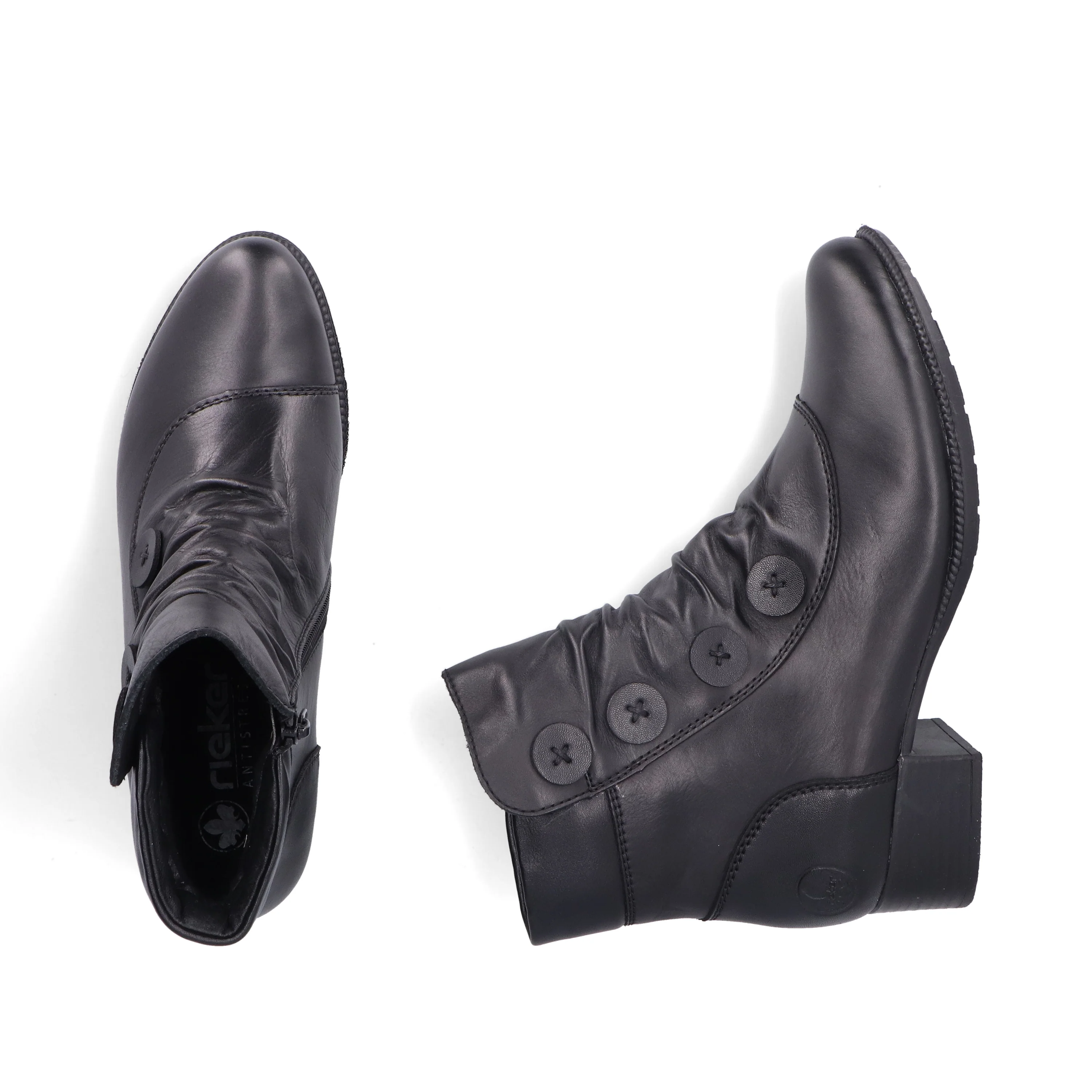 Rieker Woman's Boots - Black | 78659-00 - Image 9