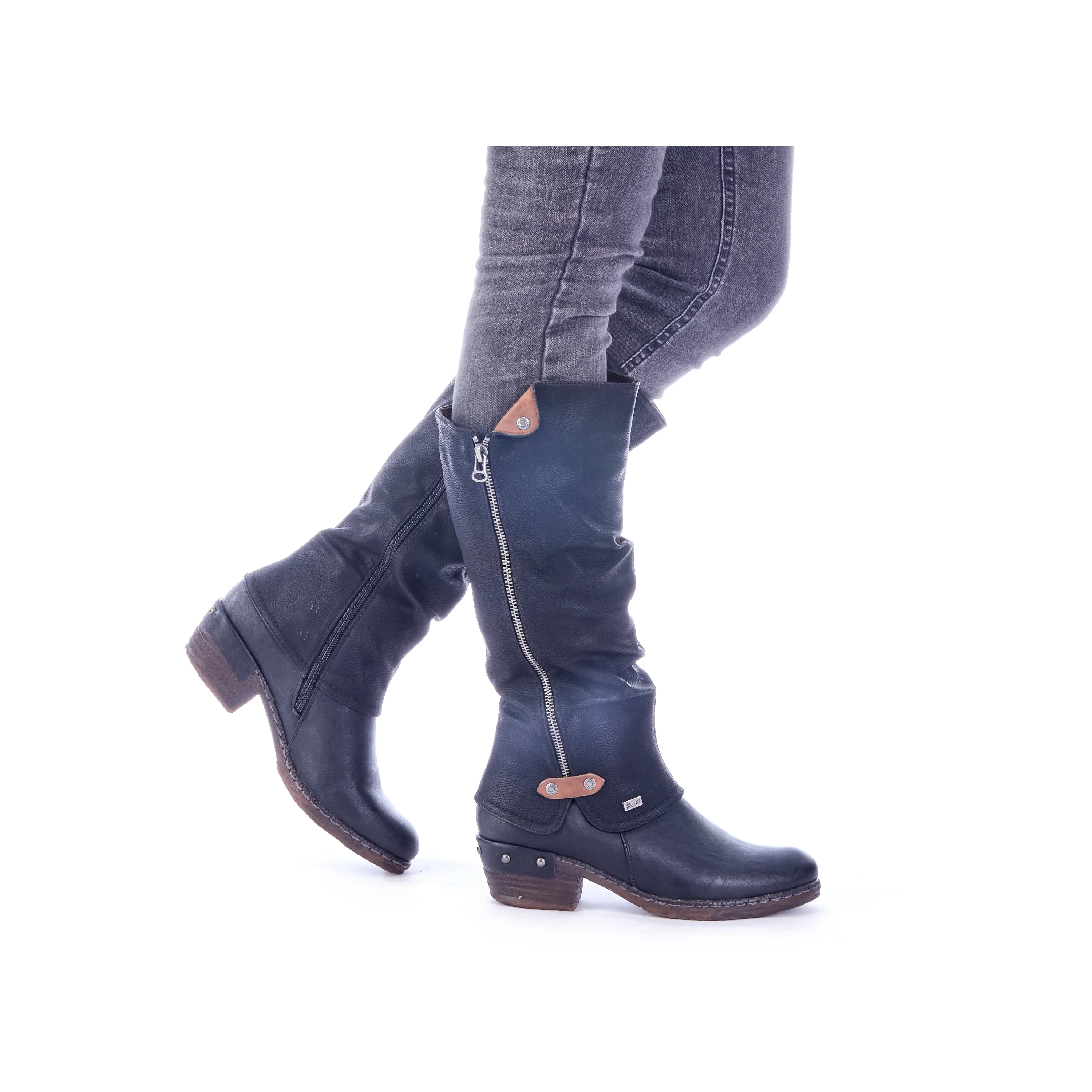 Rieker Woman's Boots - Black | 93655-00 - Image 12