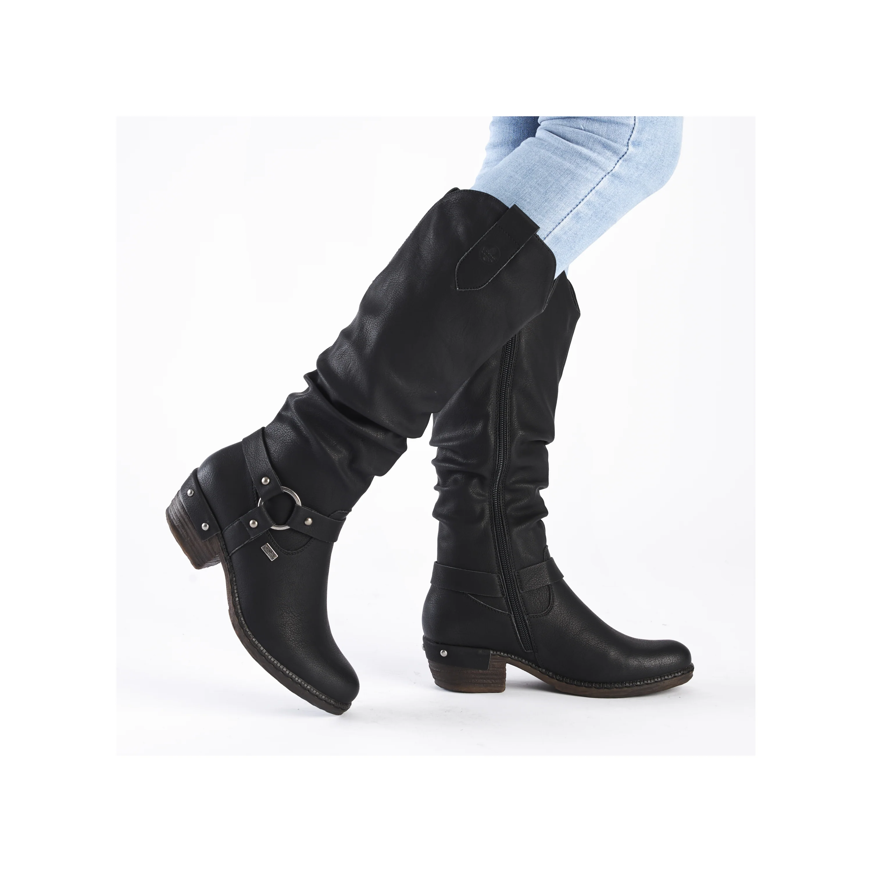 Rieker Woman's Boots - Black | 93670-00 - Image 11