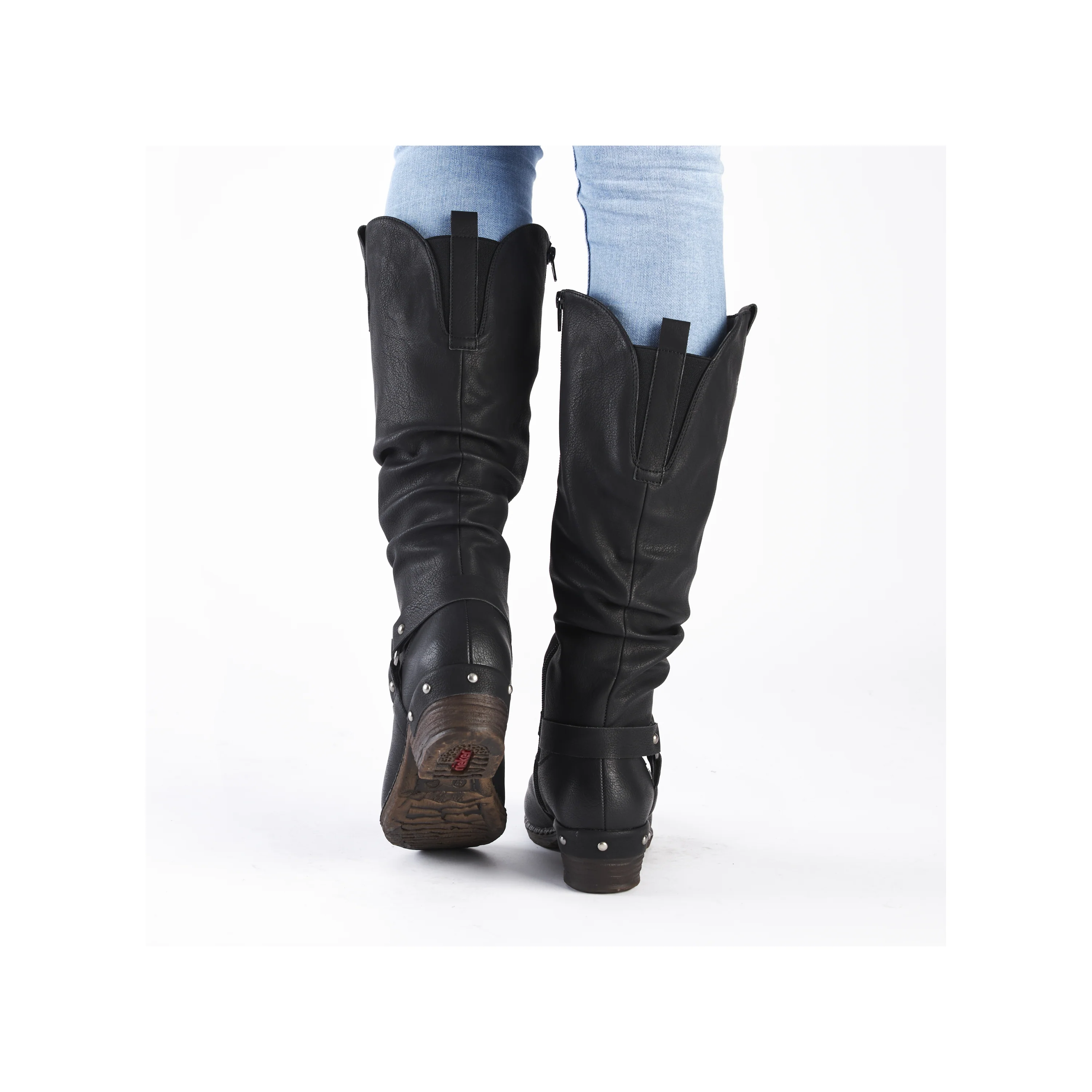 Rieker Woman's Boots - Black | 93670-00 - Image 12