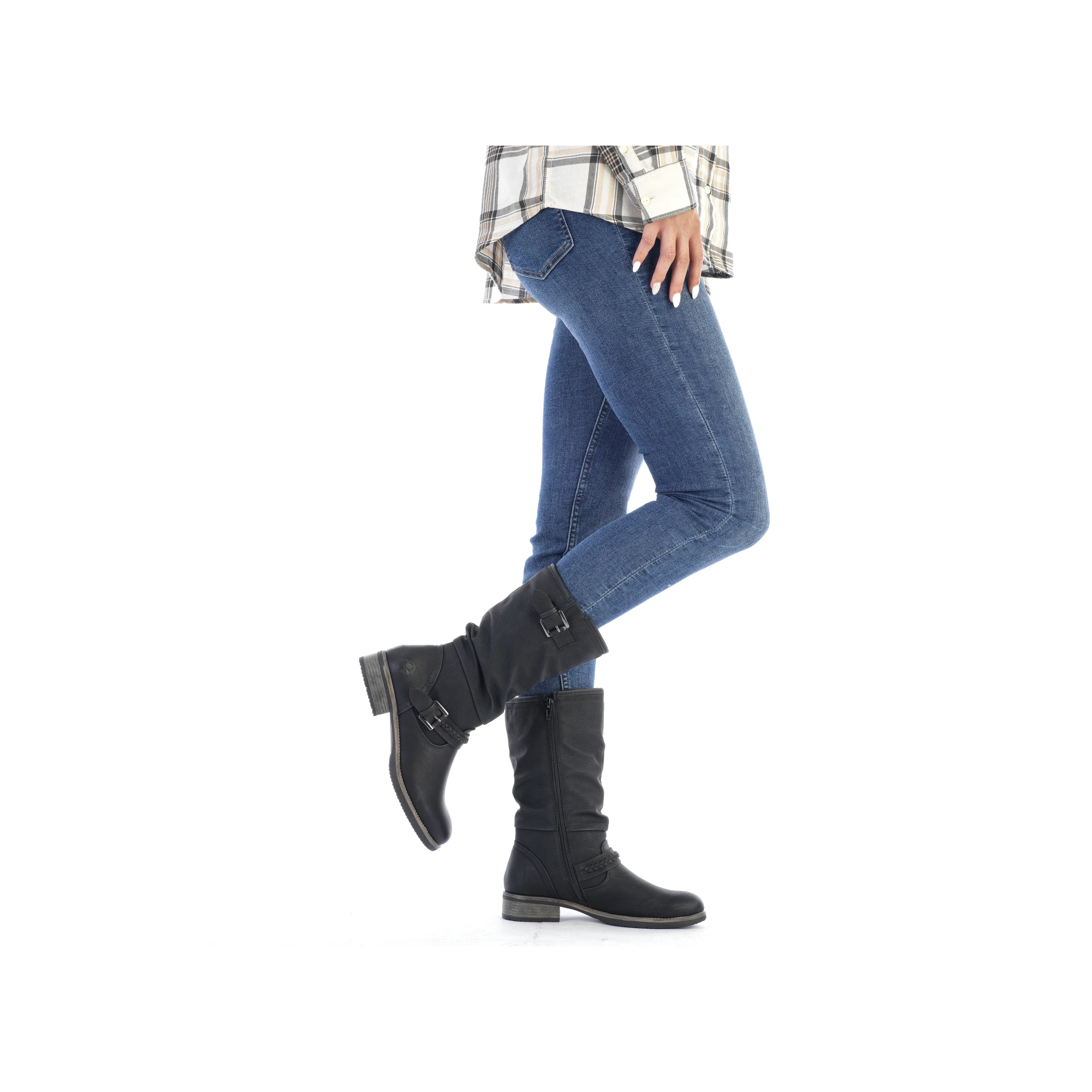 Rieker Woman's Boots - Black | 98860-00 - Image 10
