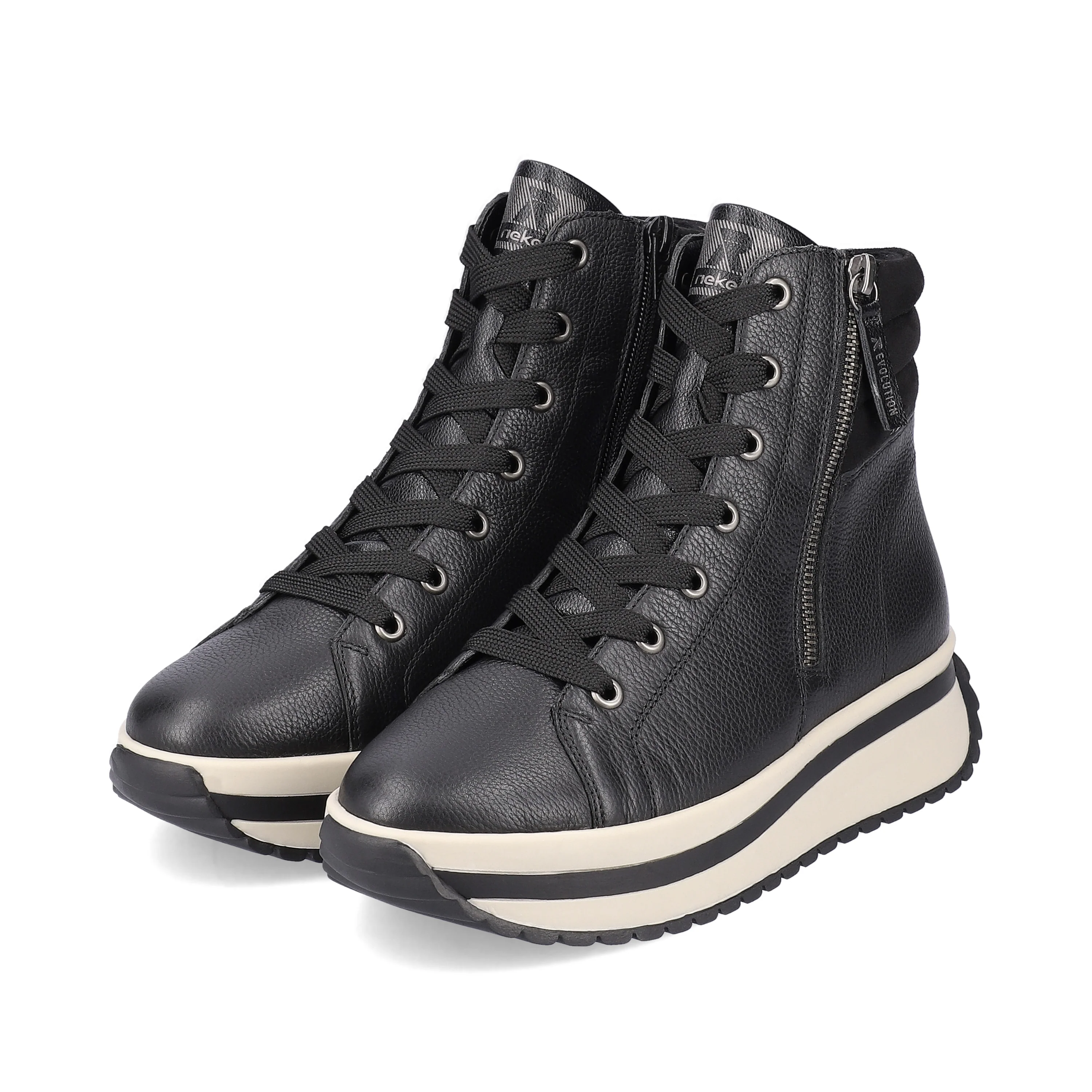 Rieker Sport Woman's Boot - Black | W0962-00 - Image 8