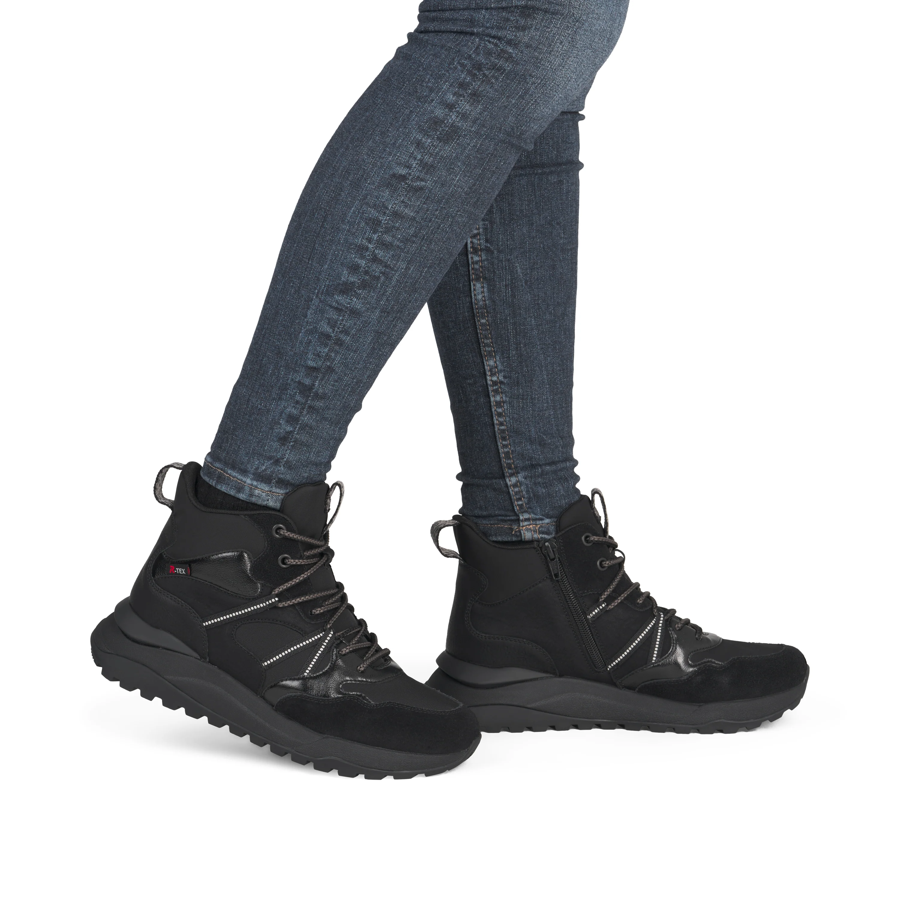 Rieker Sport Woman's Trainers Shoes - Black | W2570-00 - Image 10
