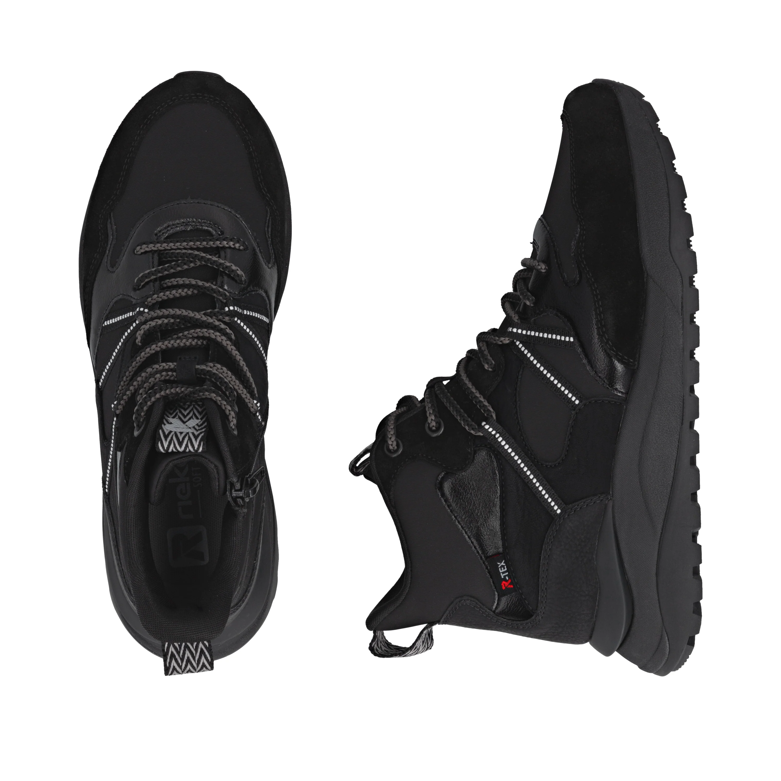 Rieker Sport Woman's Trainers Shoes - Black | W2570-00 - Image 9