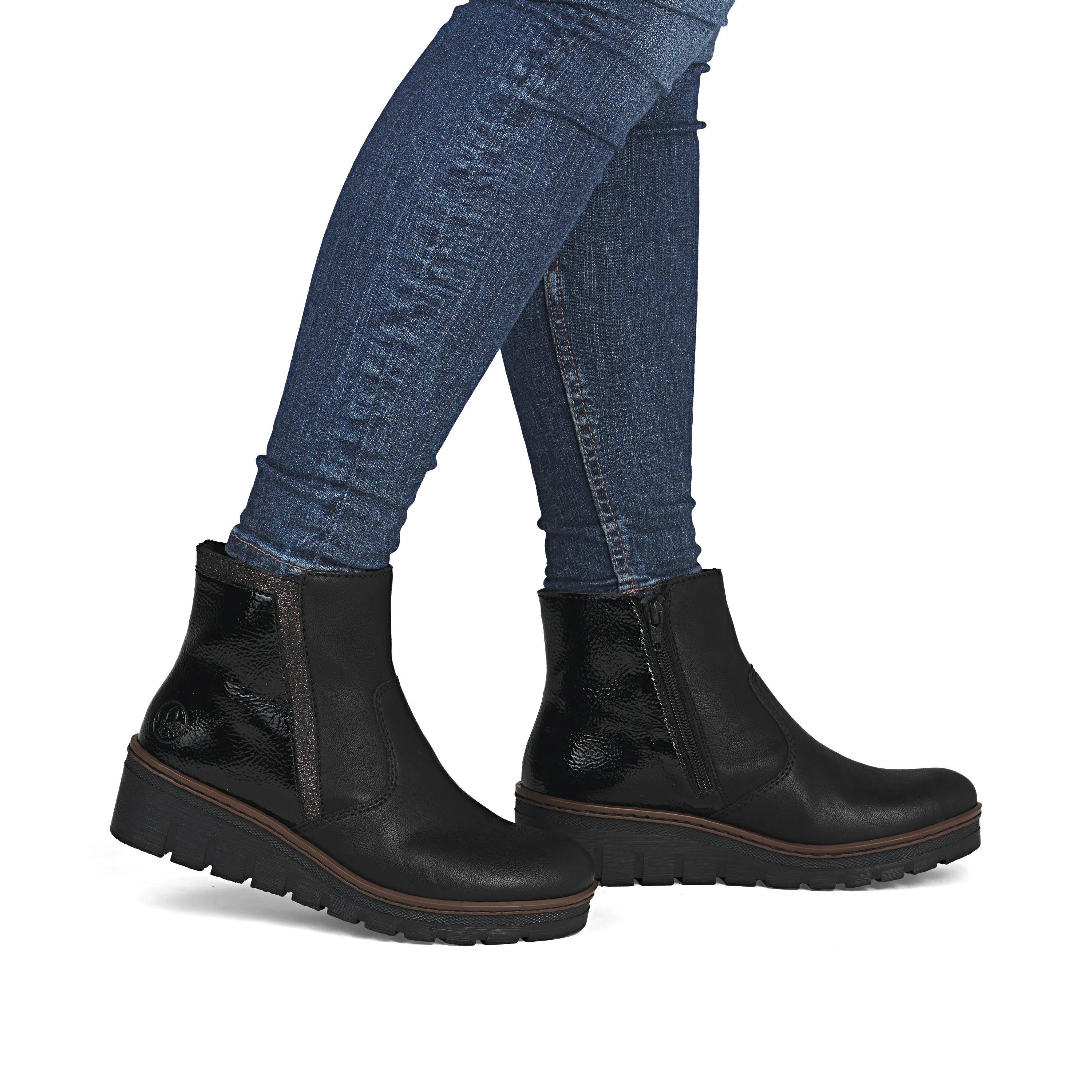 Rieker Woman's Boot - Black | X9150-00 - Image 10