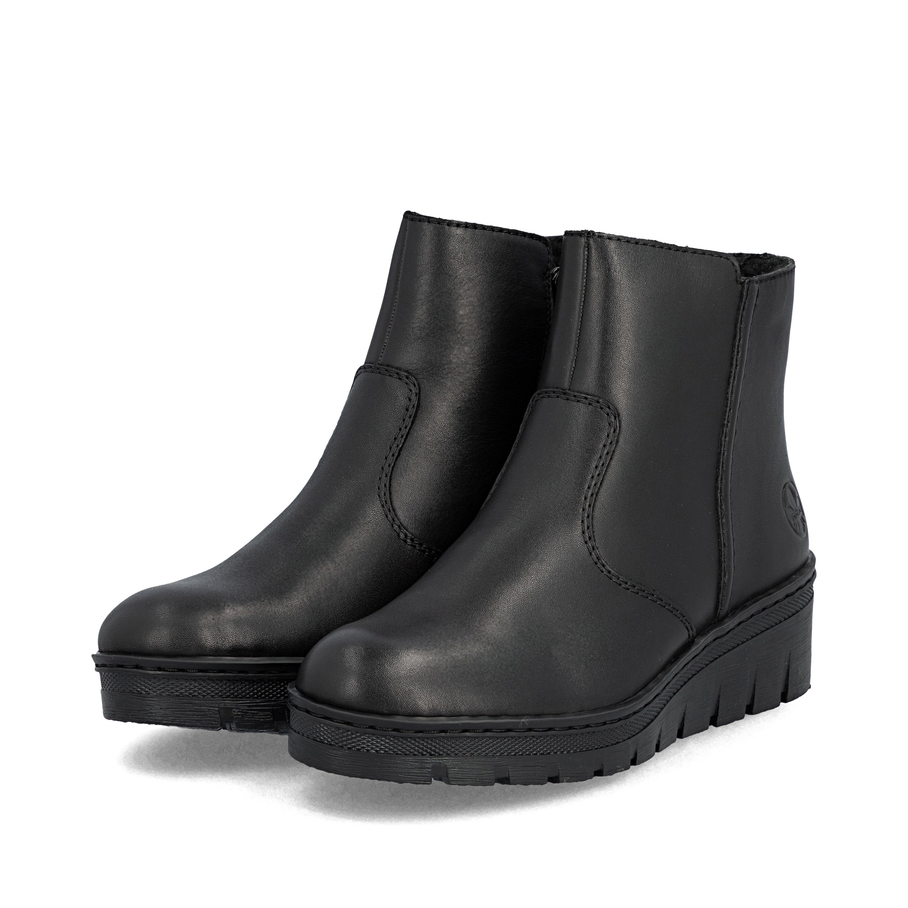 Rieker Woman's Boots - Black | X9165-01 - Image 8