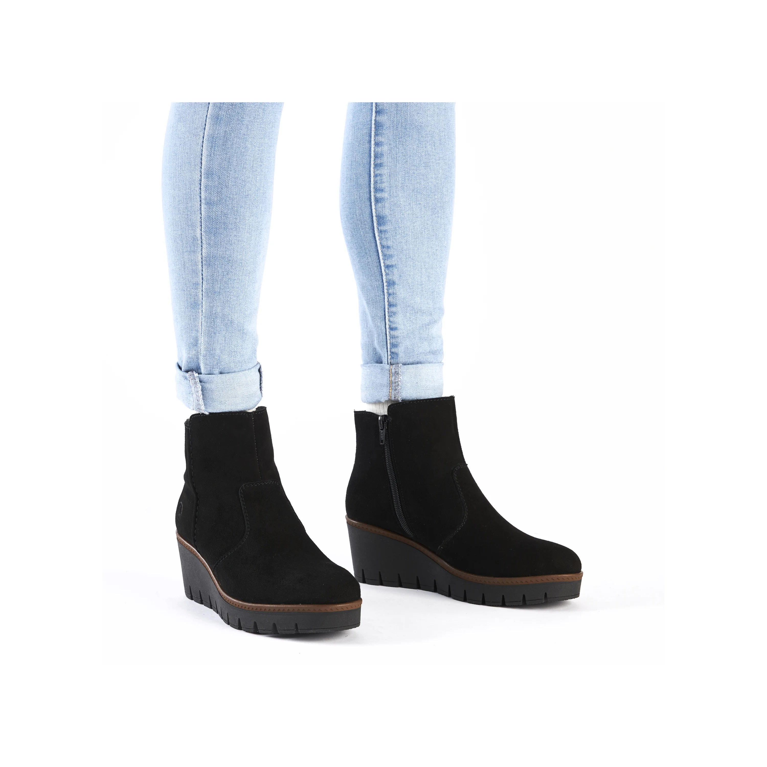 Rieker Woman's Boots - Black | Y5065-00 - Image 10
