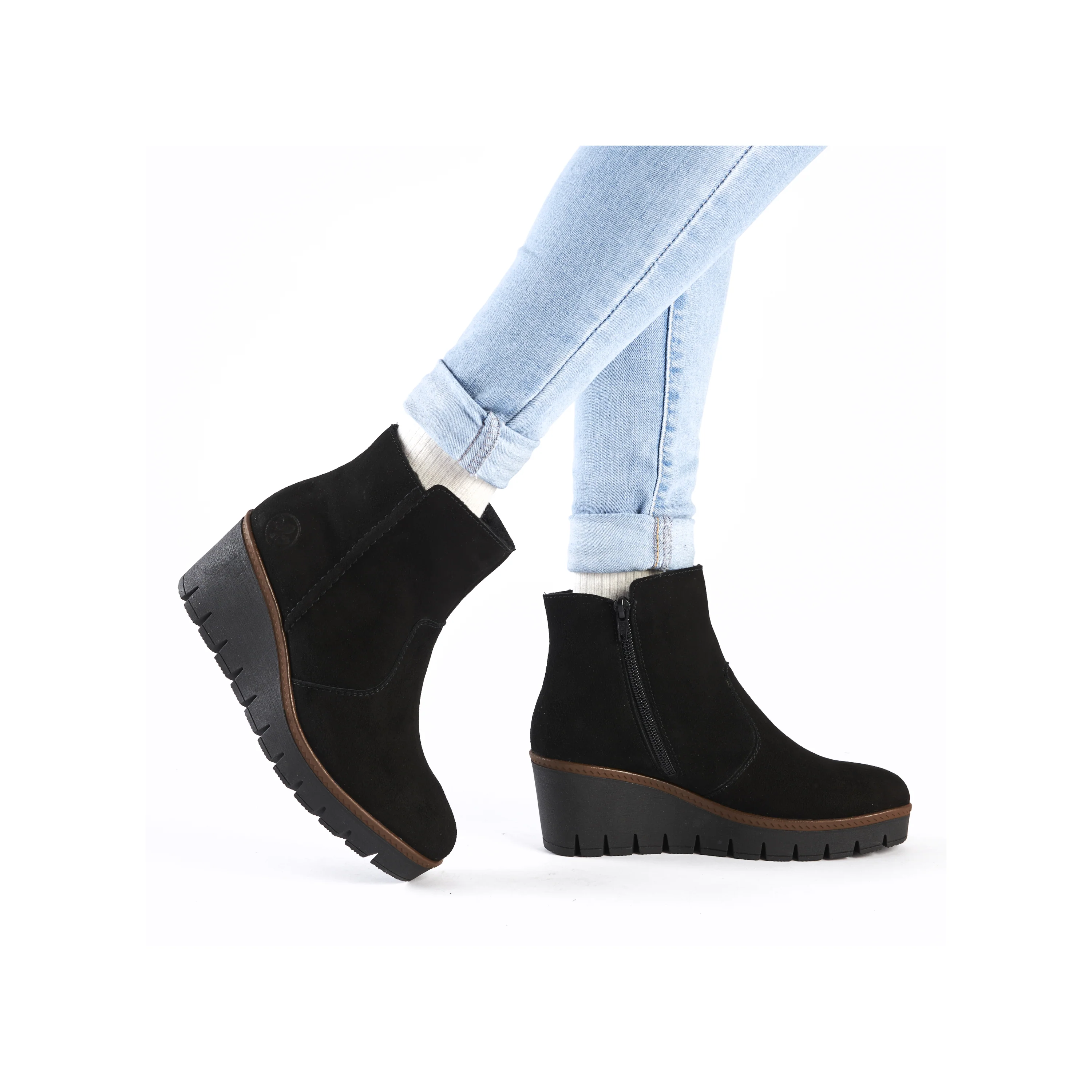 Rieker Woman's Boots - Black | Y5065-00 - Image 11