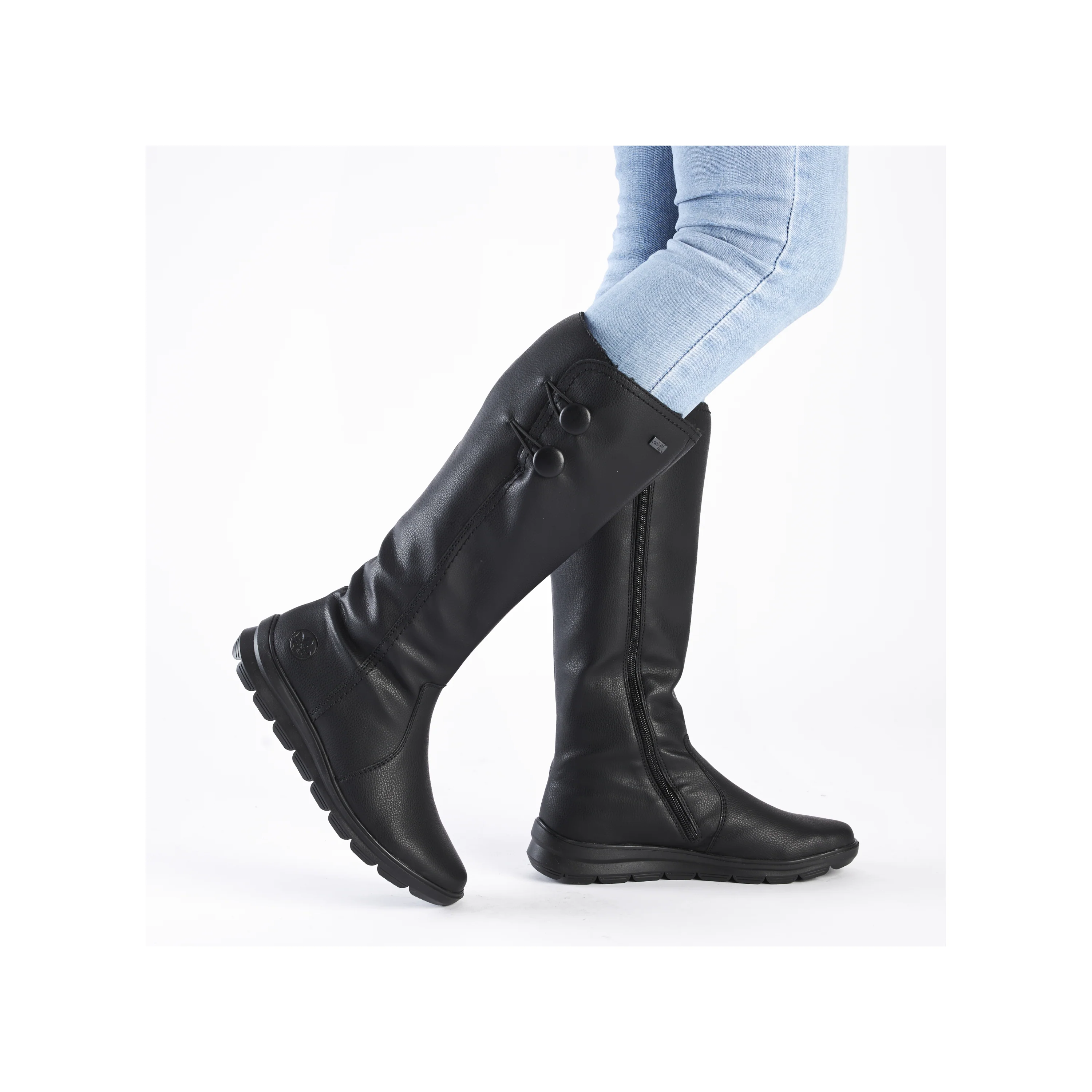 Rieker Woman's Boots - Black | Z0090-00 - Image 11