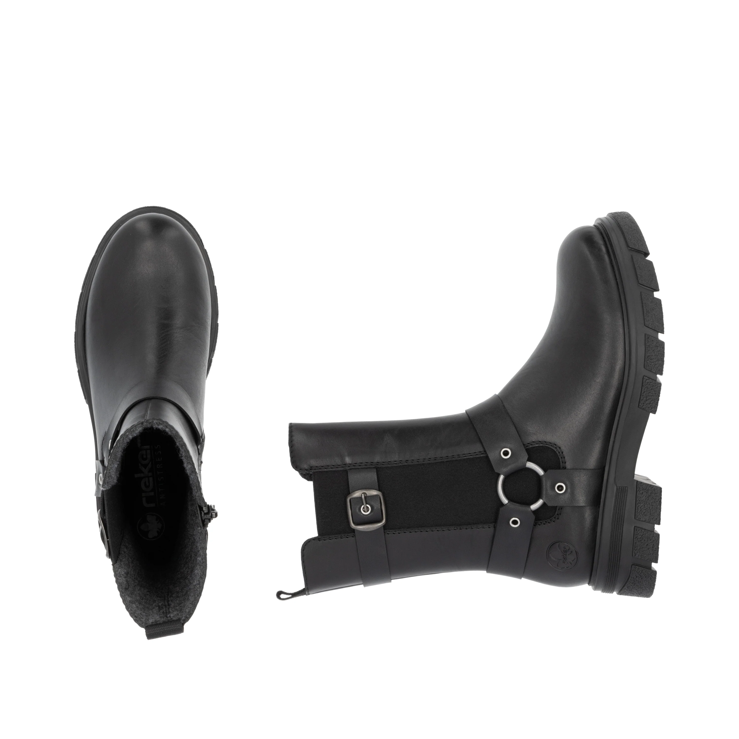 Rieker Woman's Boots - Black | Z9177-00 - Image 9
