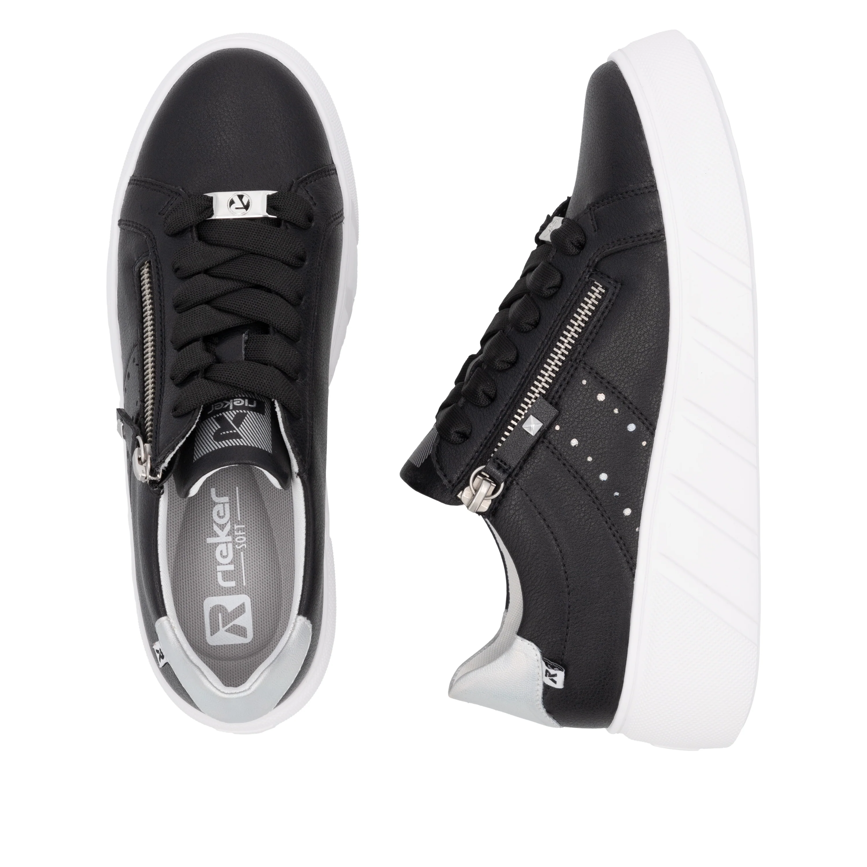 Rieker Sport Woman's Shoes - Black | W2605-00 - Image 9