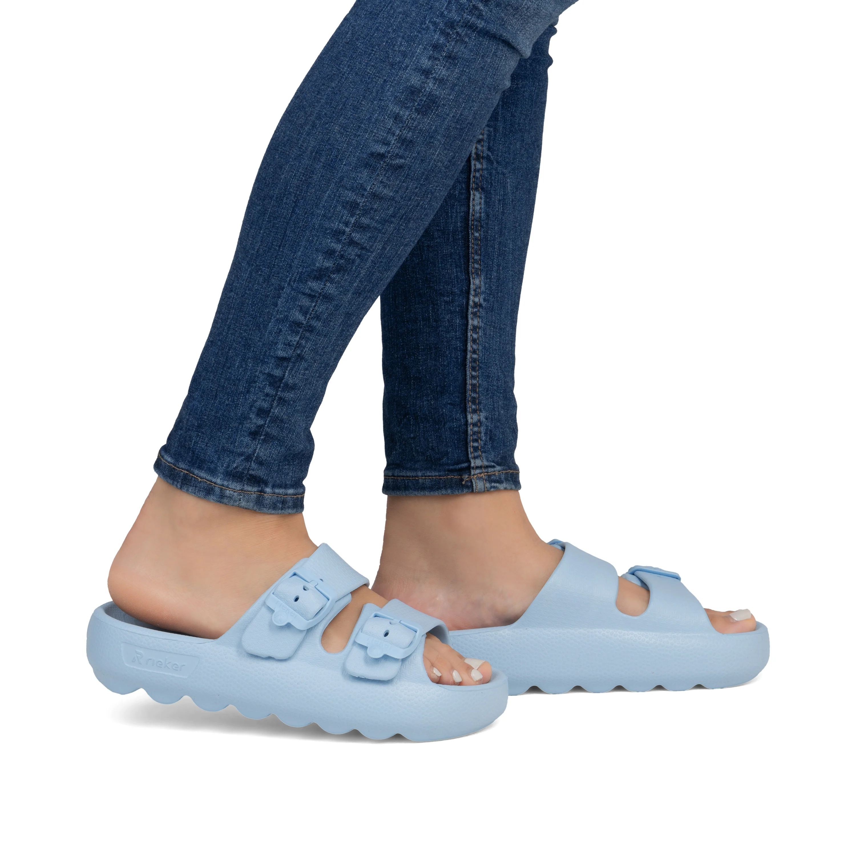 Rieker Sport Woman's Sandals - Blue | P2450-10 - Image 10
