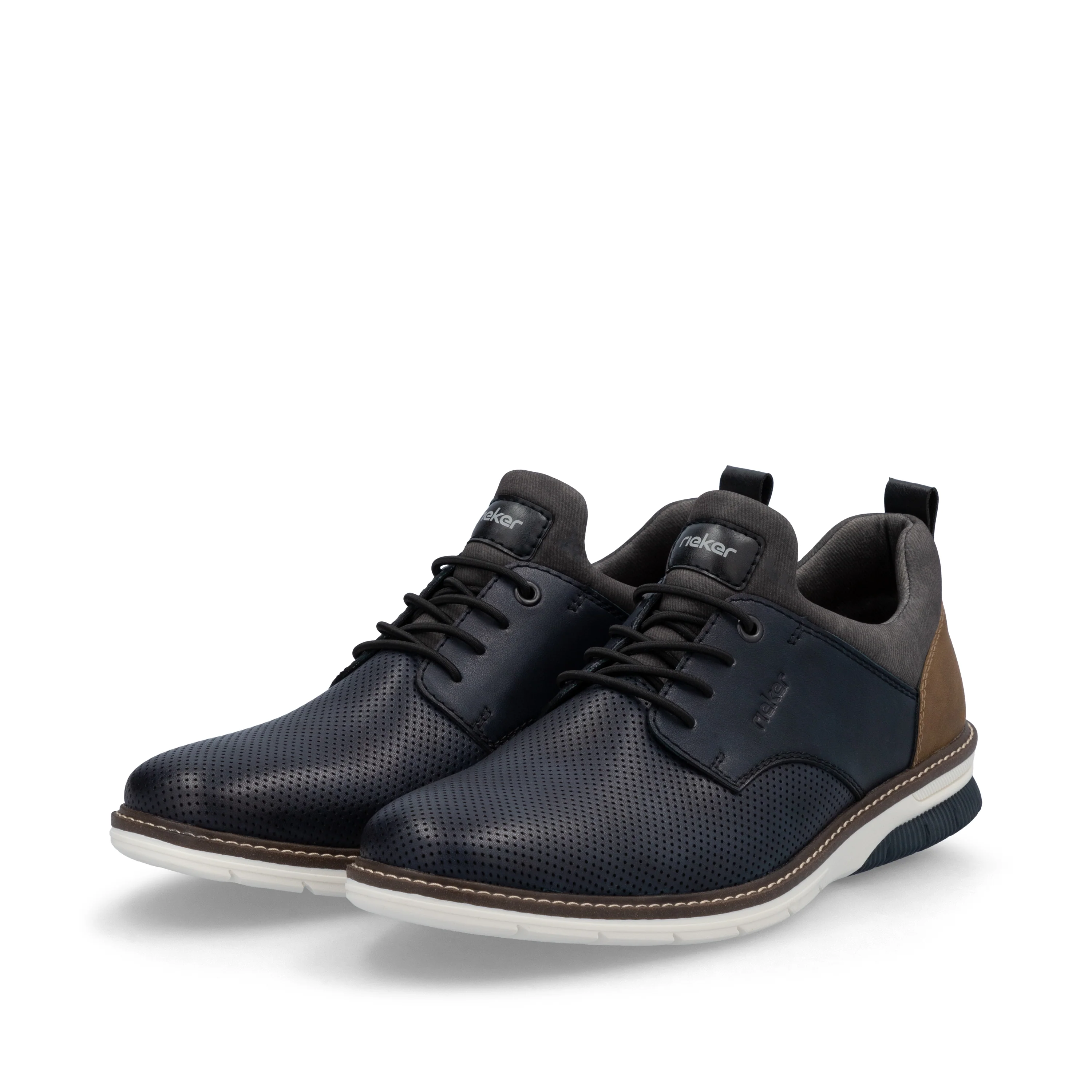 Rieker Men's Shoes - Blue | 14450-15 - Image 8