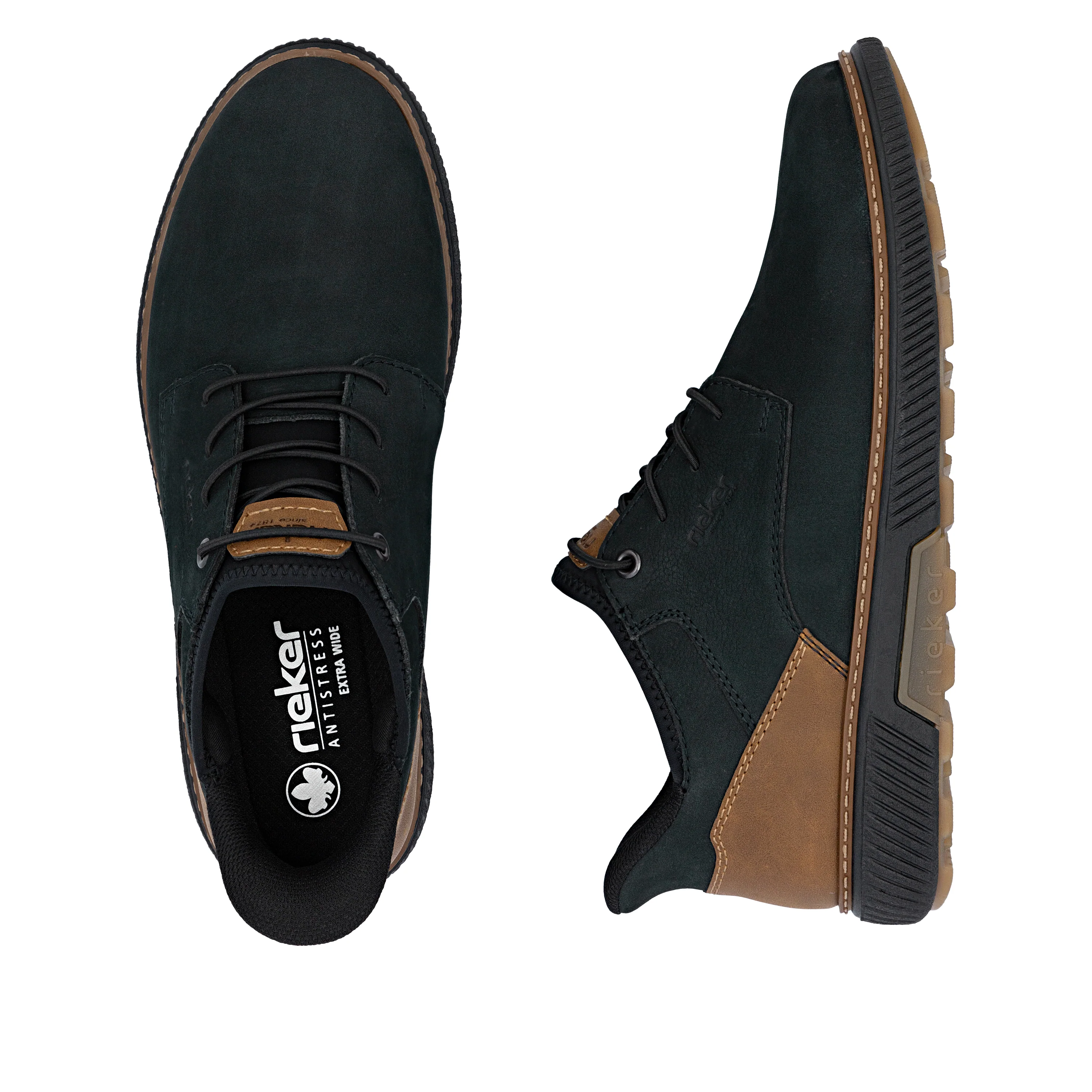 Rieker Men's Shoes - Blue | B3357-15 - Image 9