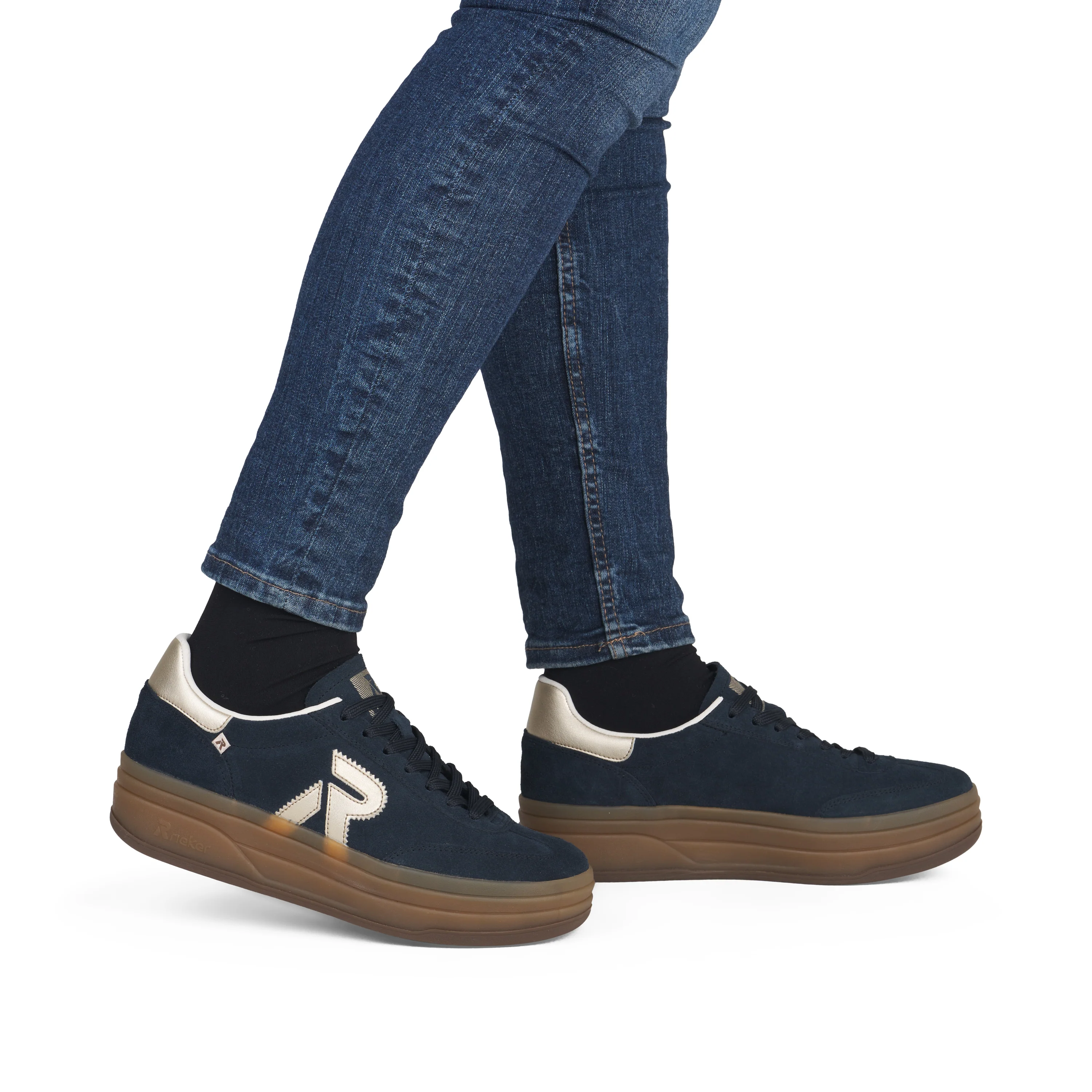 Rieker Sport Woman's Shoes - Blue | W3700-14 - Image 10