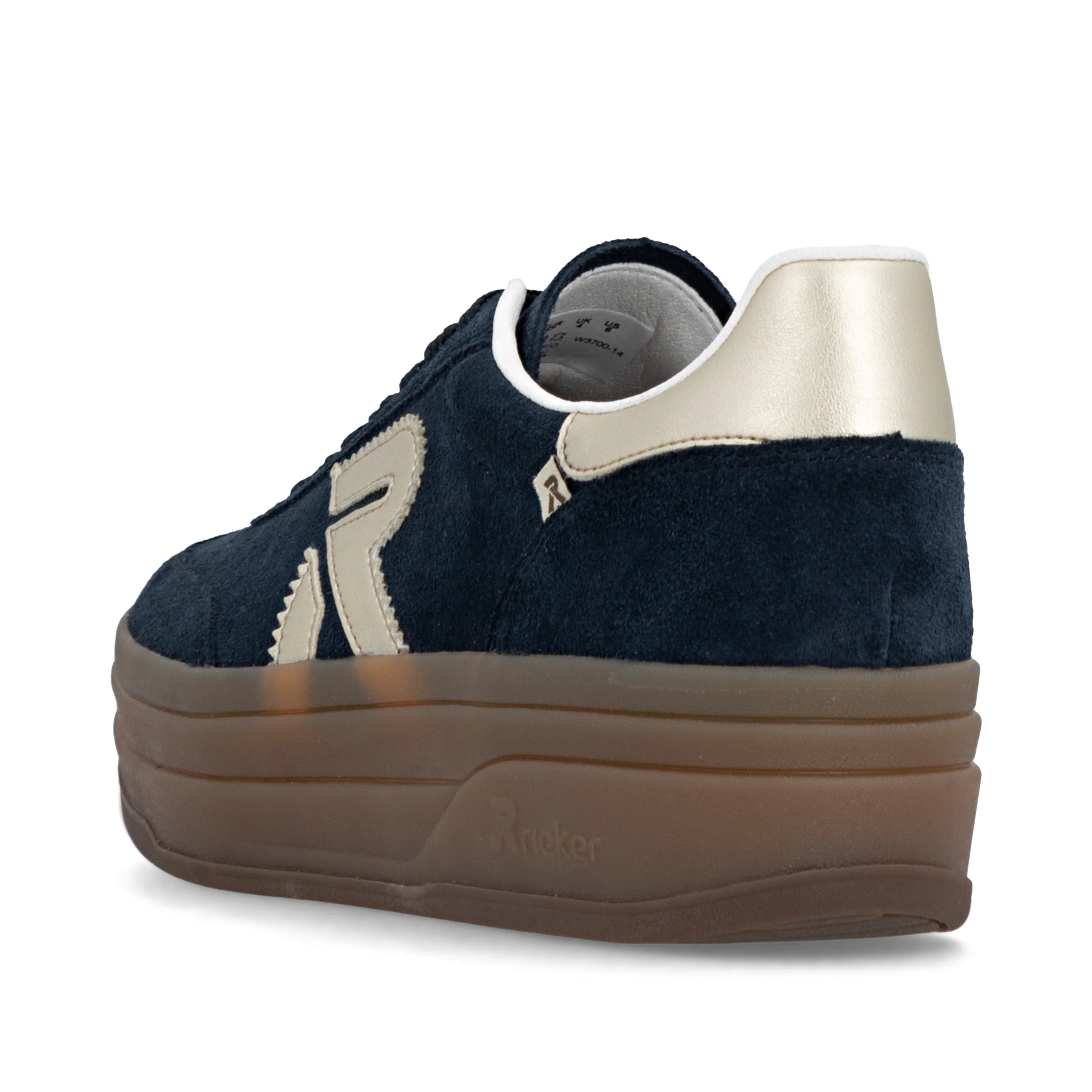 Rieker Sport Woman's Shoes - Blue | W3700-14 - Image 3