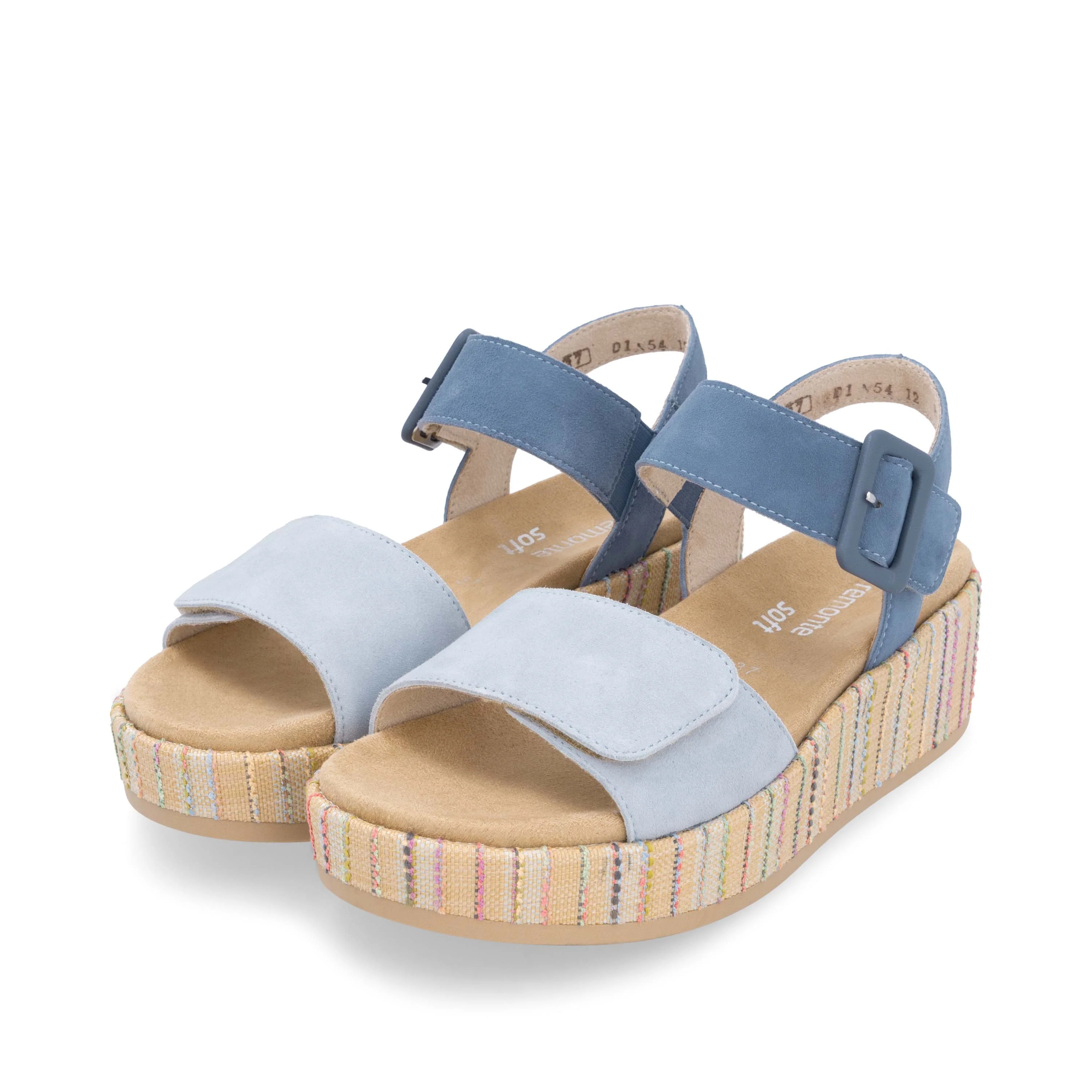 remonte Woman's Sandals - Blue | D1N54-12 - Image 8