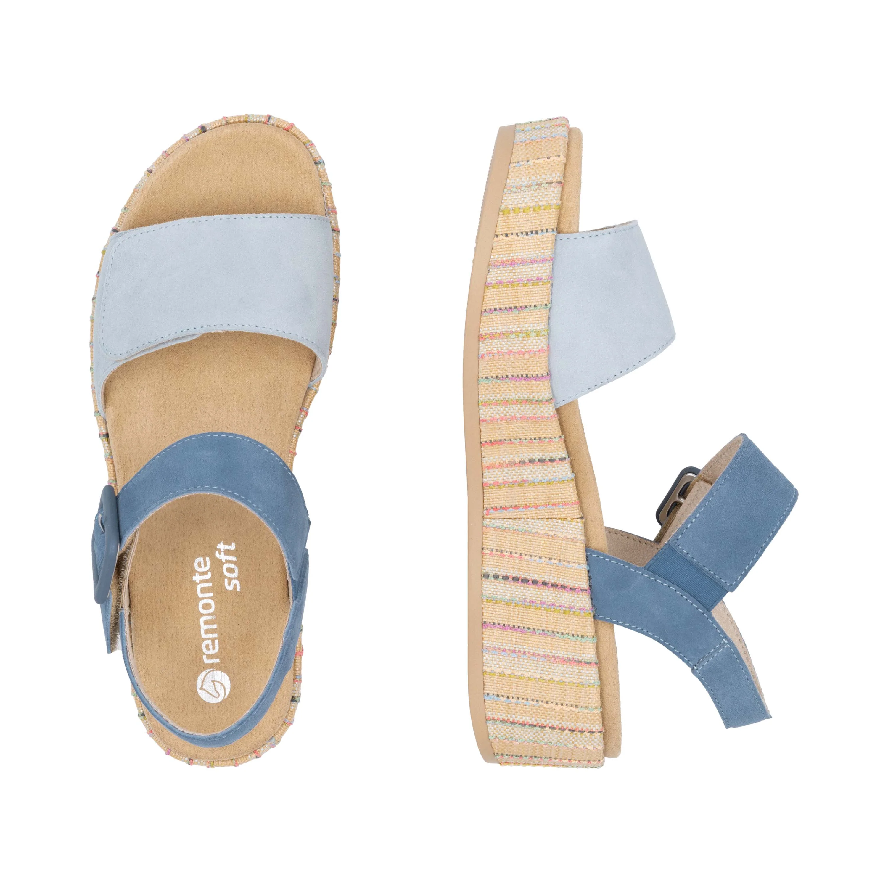 remonte Woman's Sandals - Blue | D1N54-12 - Image 9