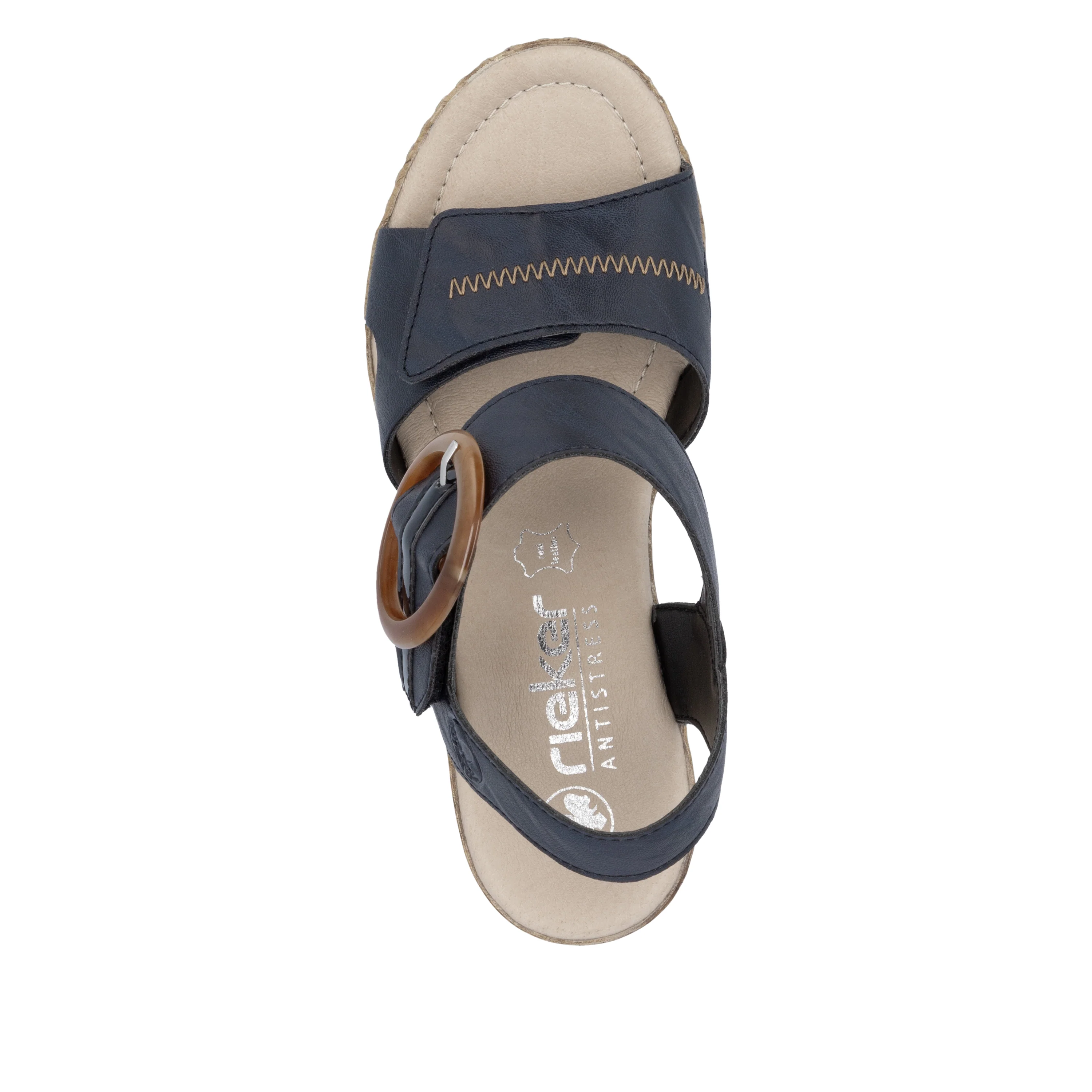 Rieker Woman's Sandals - Blue | 66876-14 - Image 4