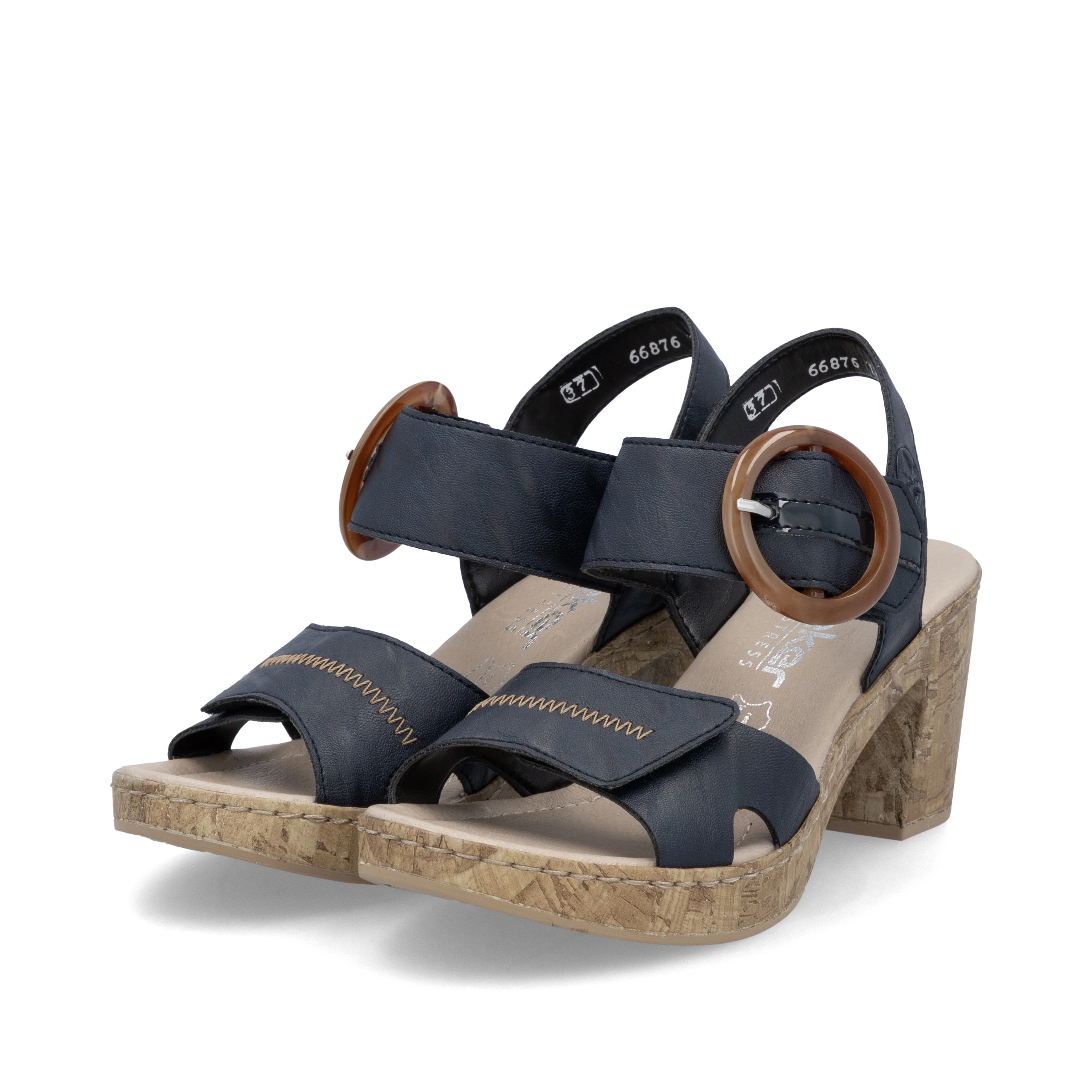 Rieker Woman's Sandals - Blue | 66876-14 - Image 8
